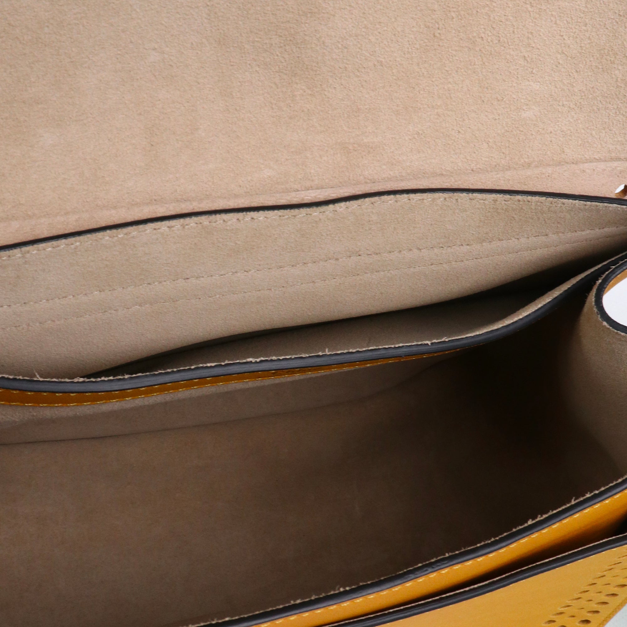 CHLOÉ - Sac à bandoulière Hudson Chloé en cuir jaune