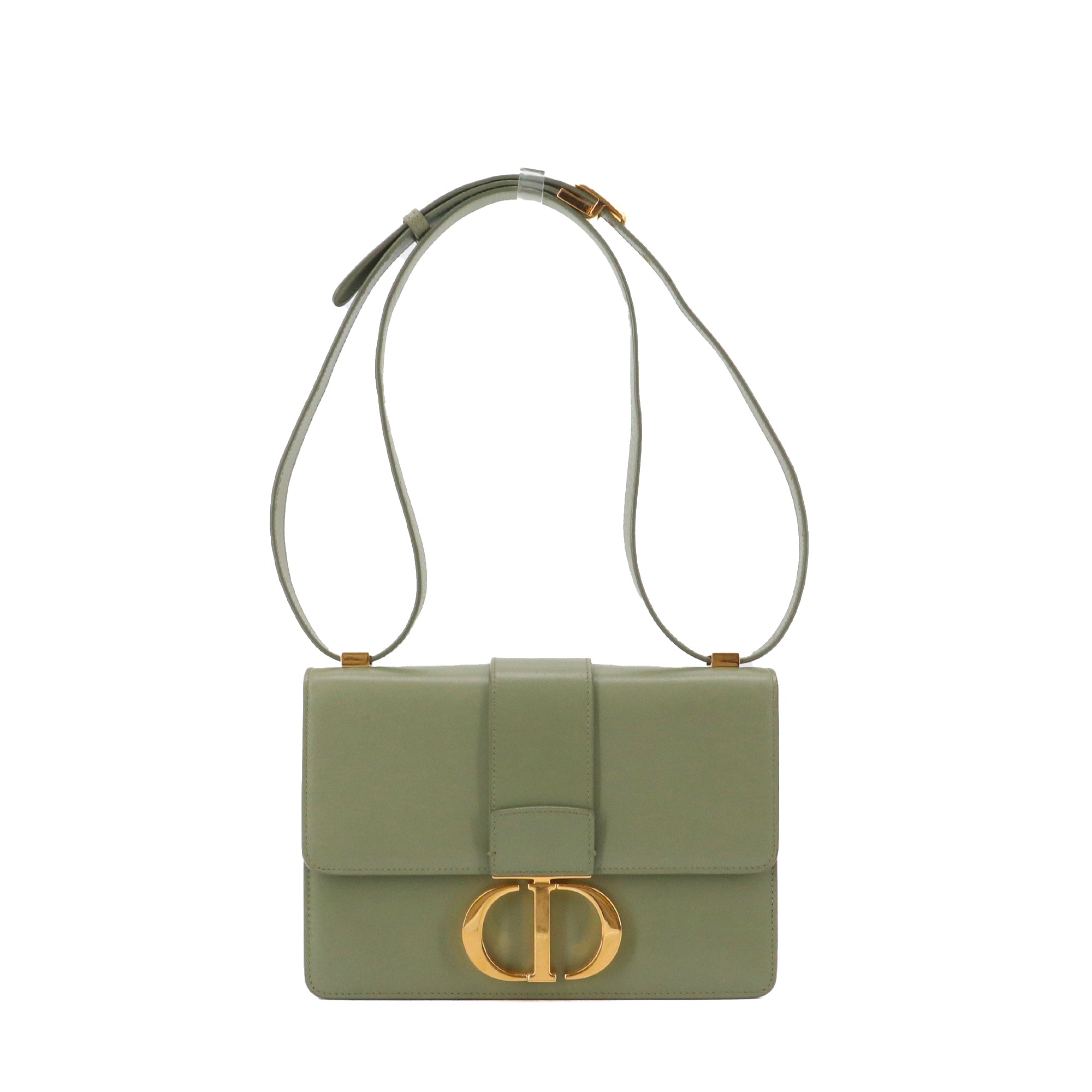 DIOR - Sac à bandoulière 30 Montaigne Dior en cuir vert