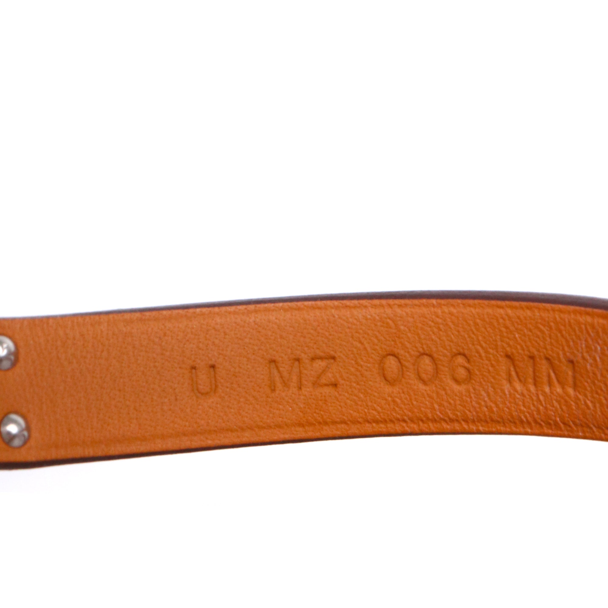HERMÈS - Orange Clic H bracelet