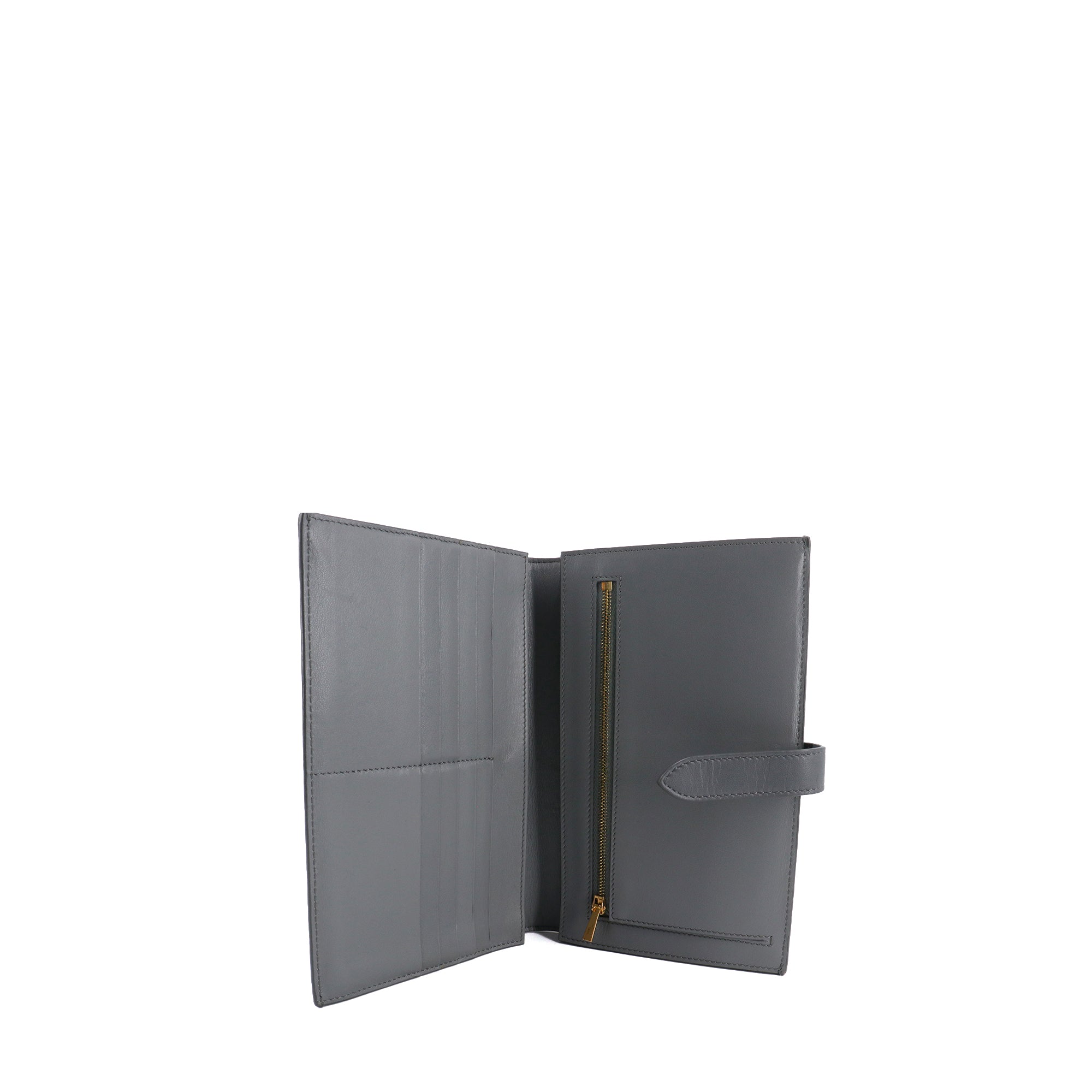 CELINE - Large wallet in grained calfskin