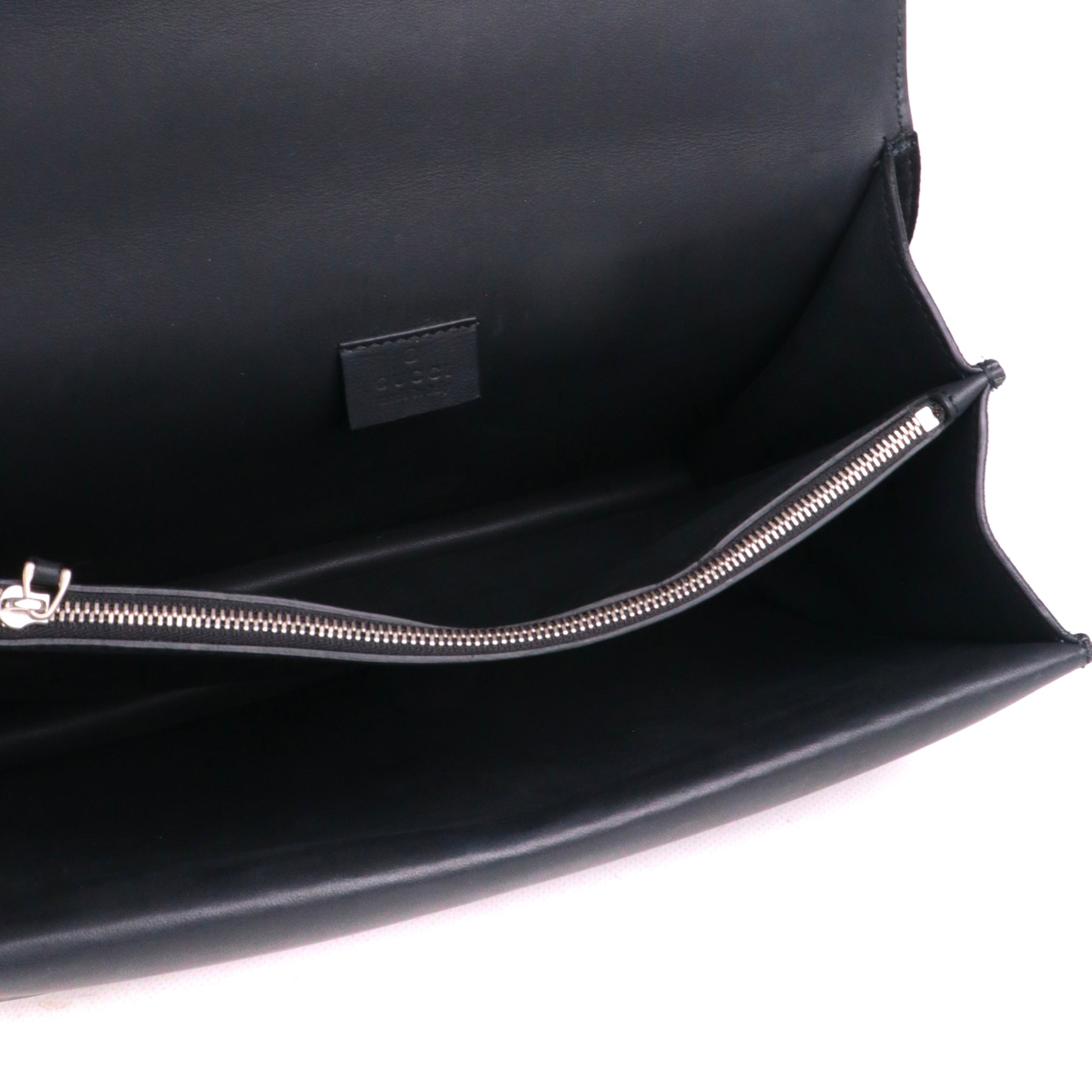 GUCCI - Sac à épaule Dionysus medium Gucci en daim noir à strass