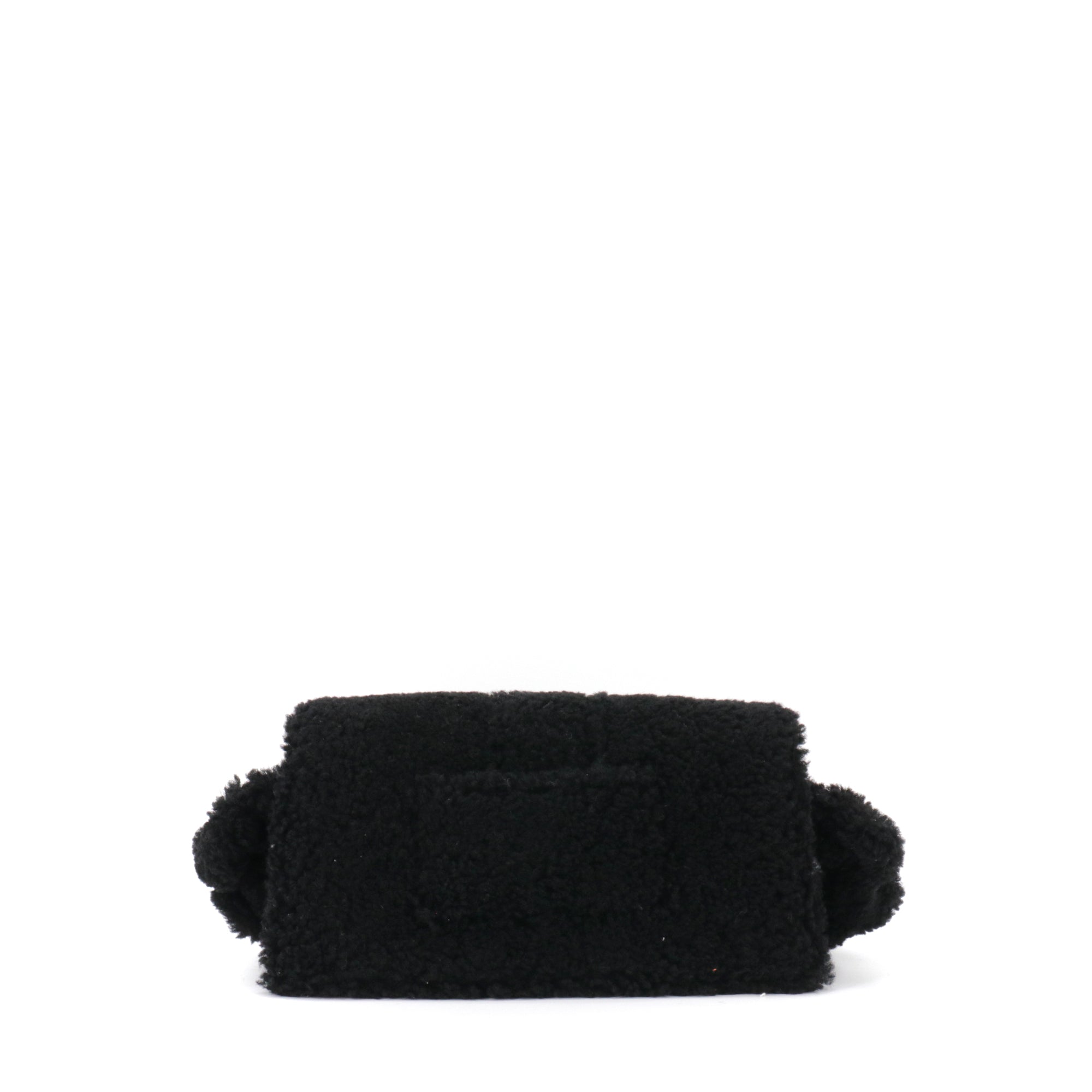 JACQUEMUS - Sac à épaule Le Bambidou Jacquemus en laine bouclée noire