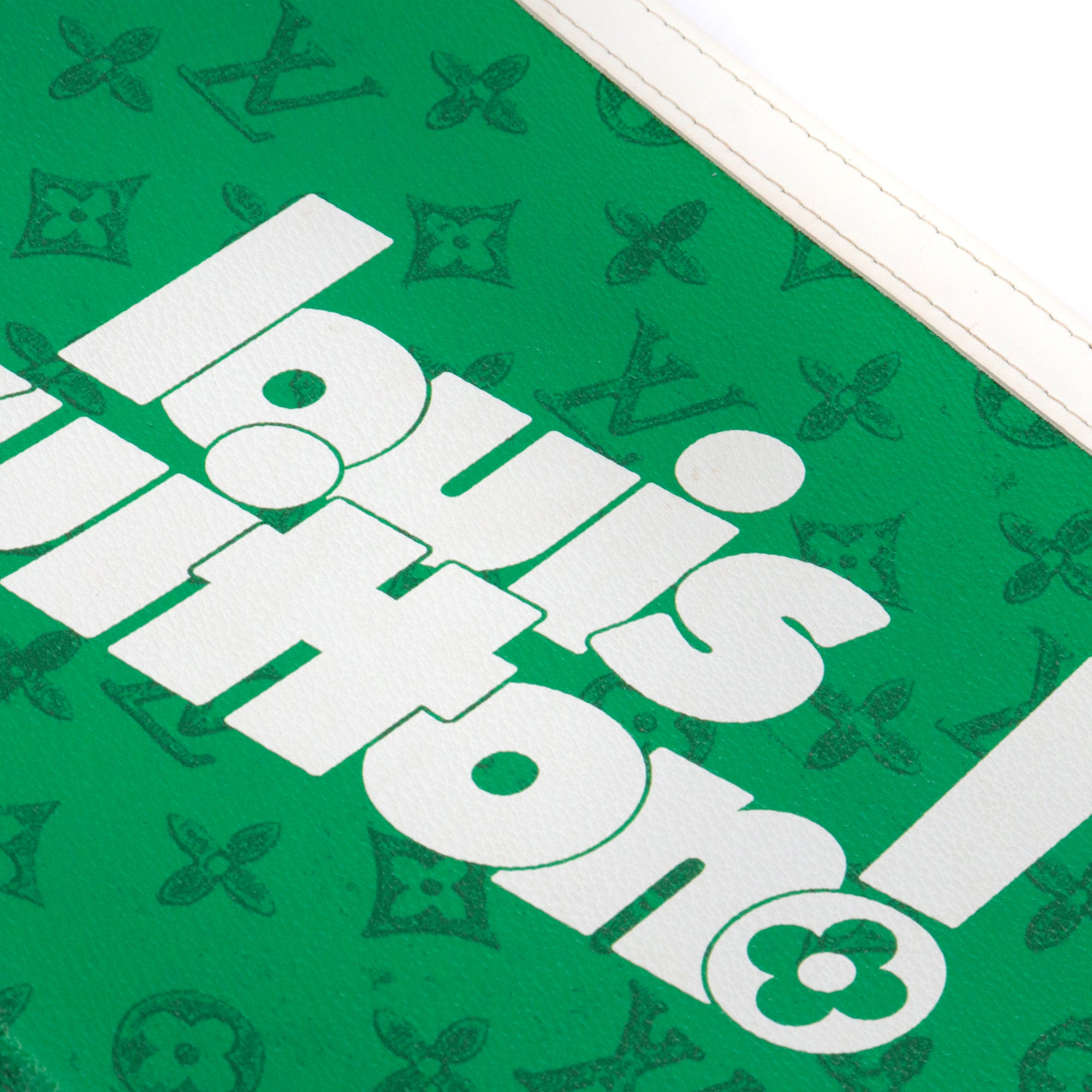 LOUIS VUITTON - Pochette Voyage MM Everyday Louis Vuitton en toile monogrammée verte