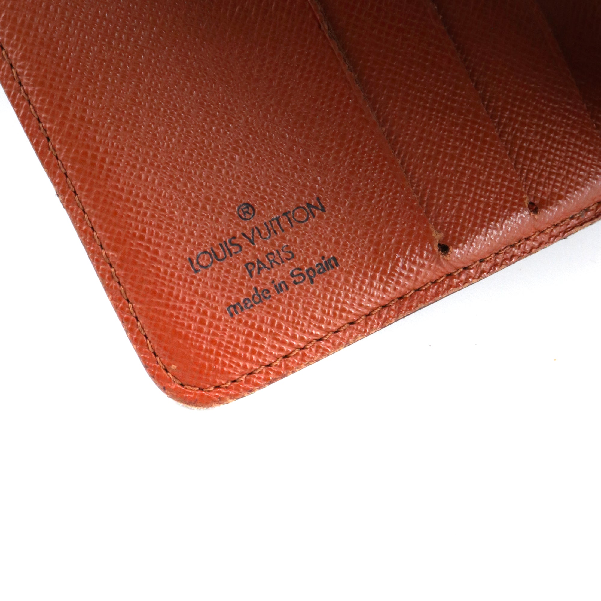 LOUIS VUITTON - Porte-monnaie Louis Vuitton en toile monogrammée