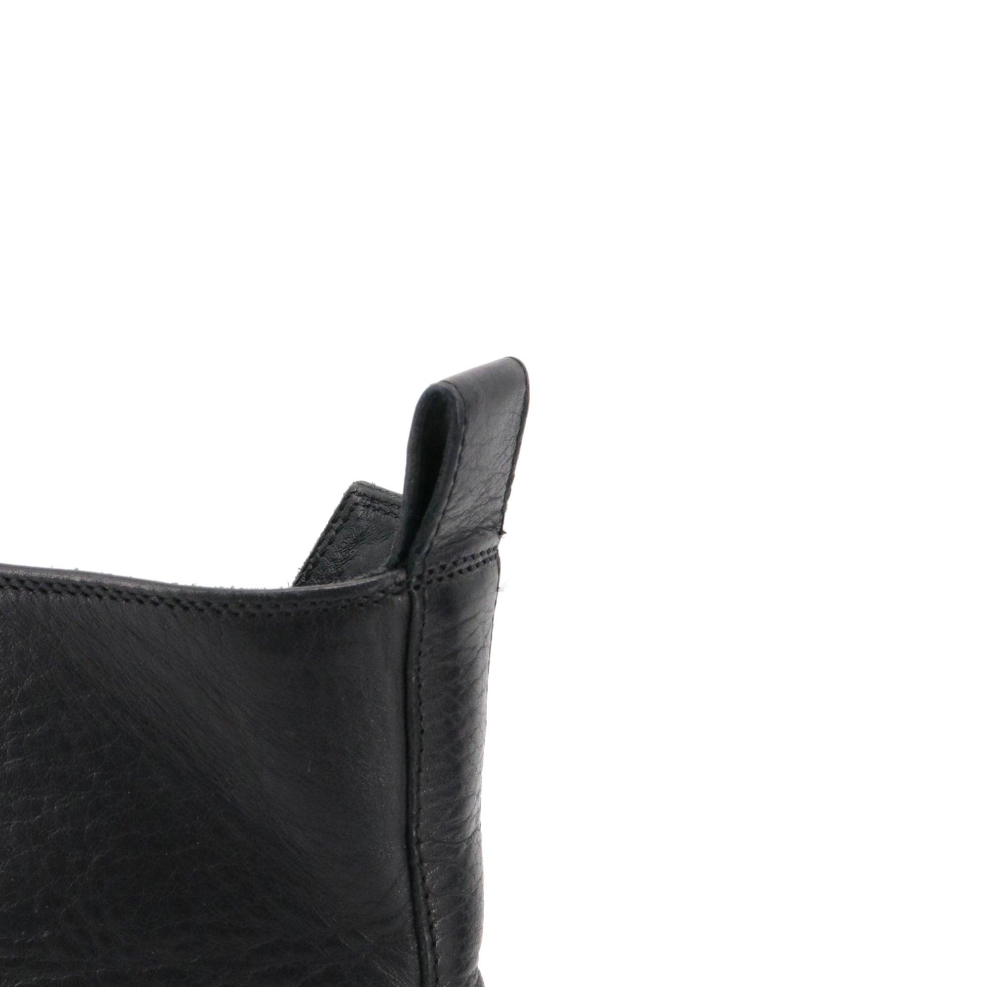 SAINT LAURENT - Bottines Beat Saint Laurent en cuir noir (T36.5)