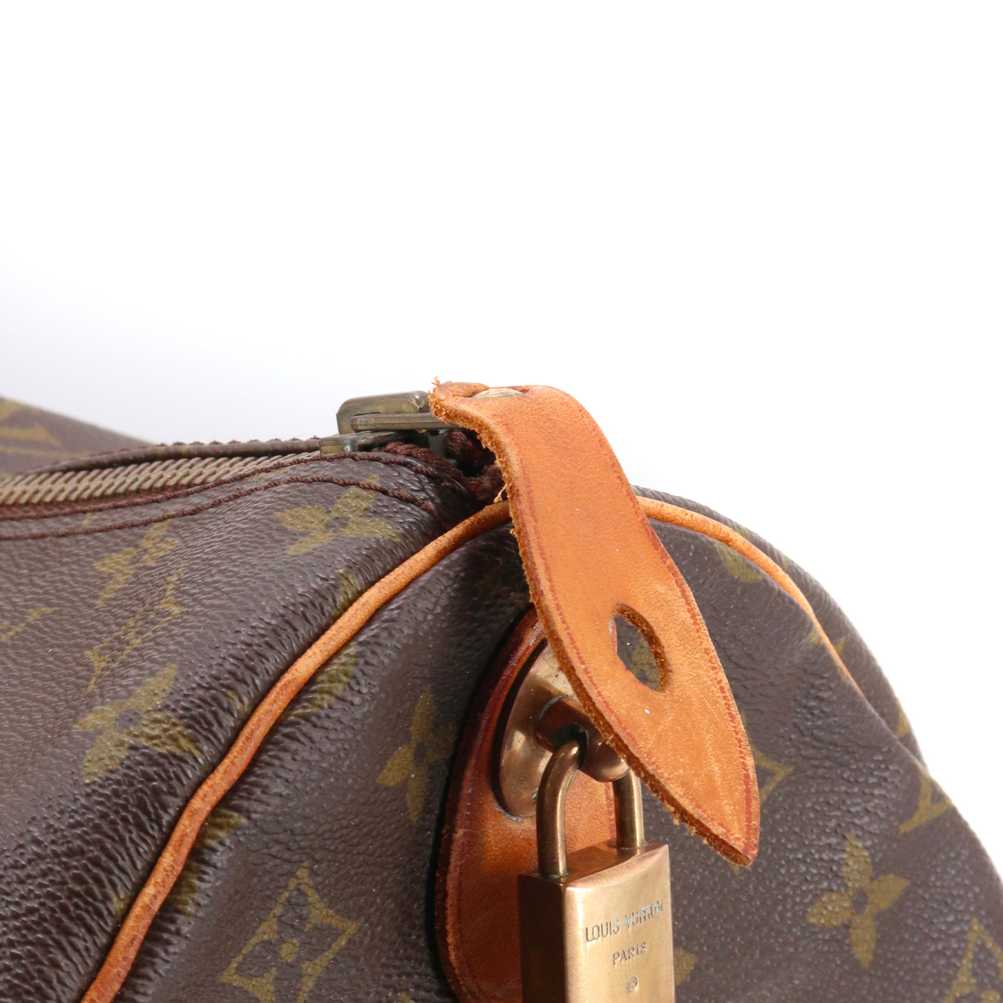 LOUIS VUITTON - Louis Vuitton Keepall 60 travel bag in vintage monogrammed canvas