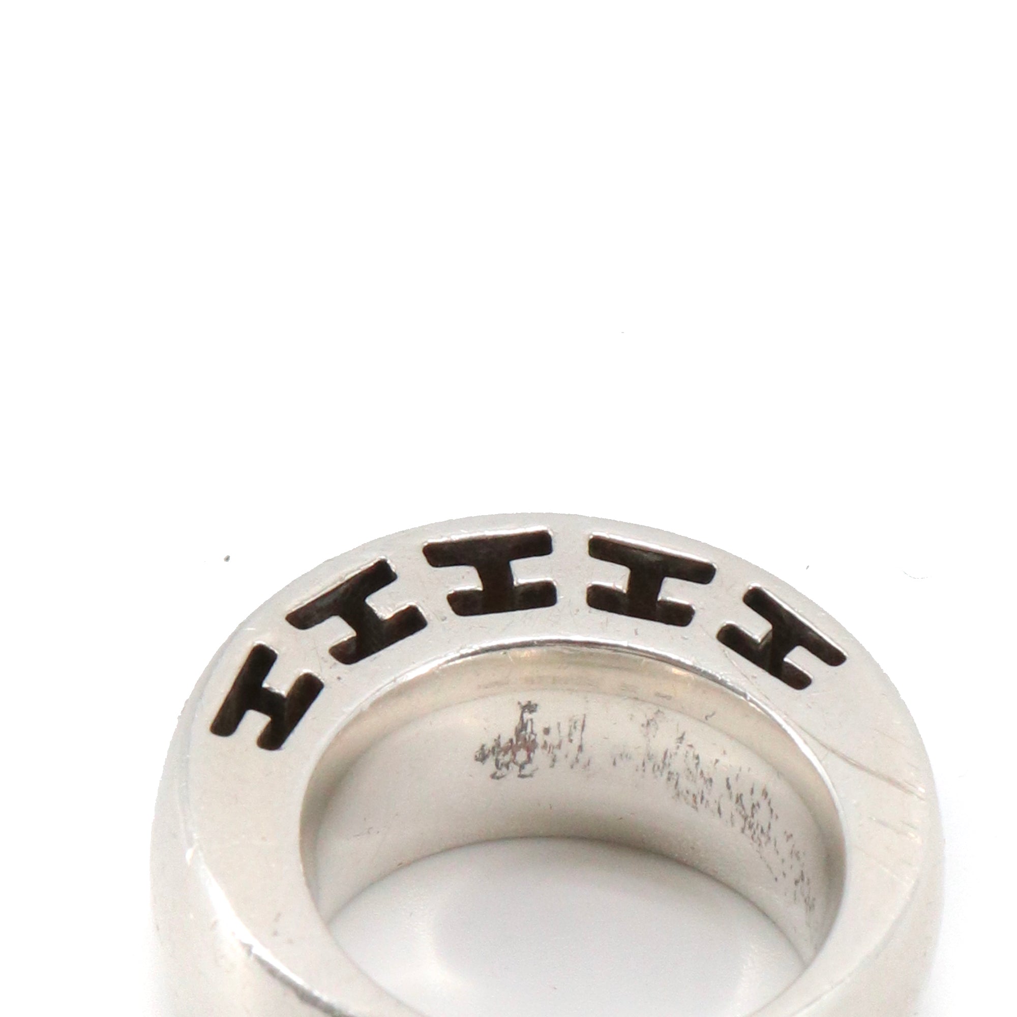 HERMÈS - Hermès Clarity ring in silver (size 52)