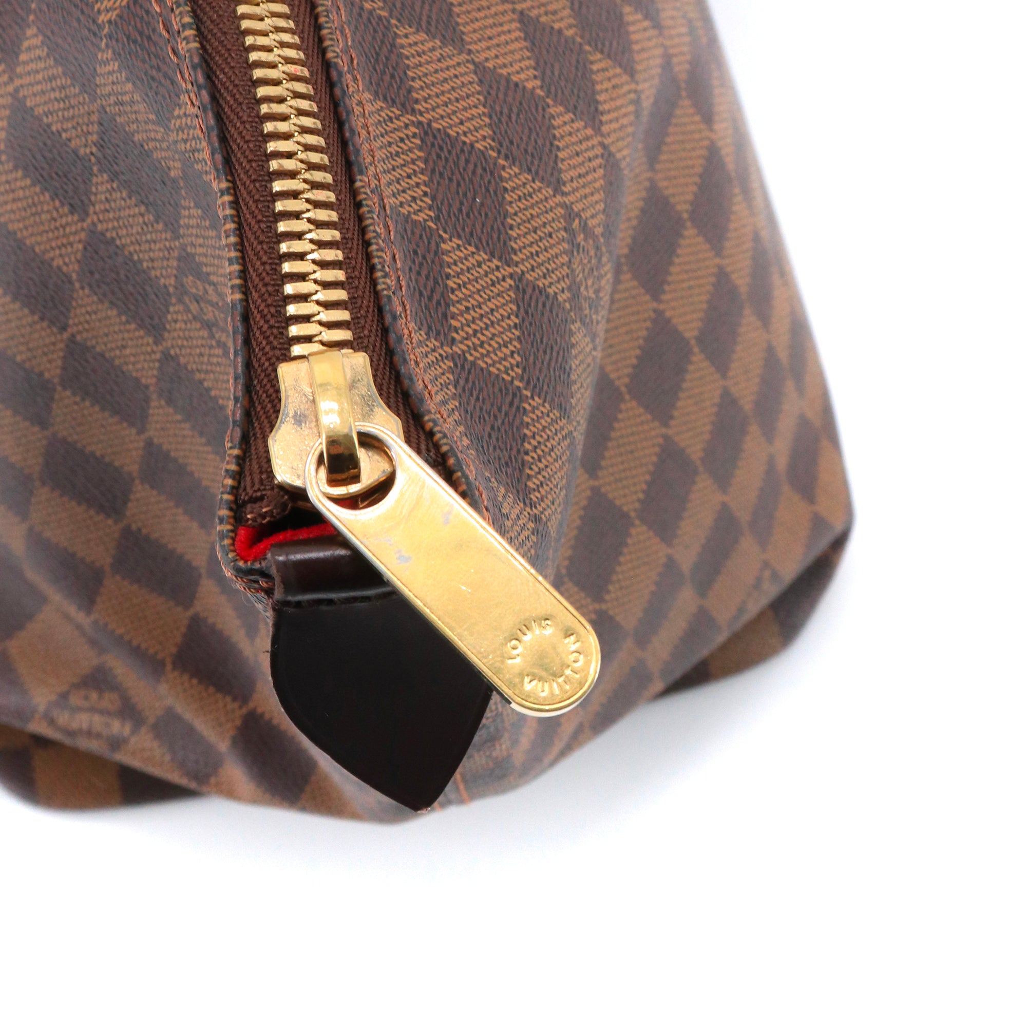 LOUIS VUITTON - Sac à main Saleya Louis Vuitton en toile damier ébène
