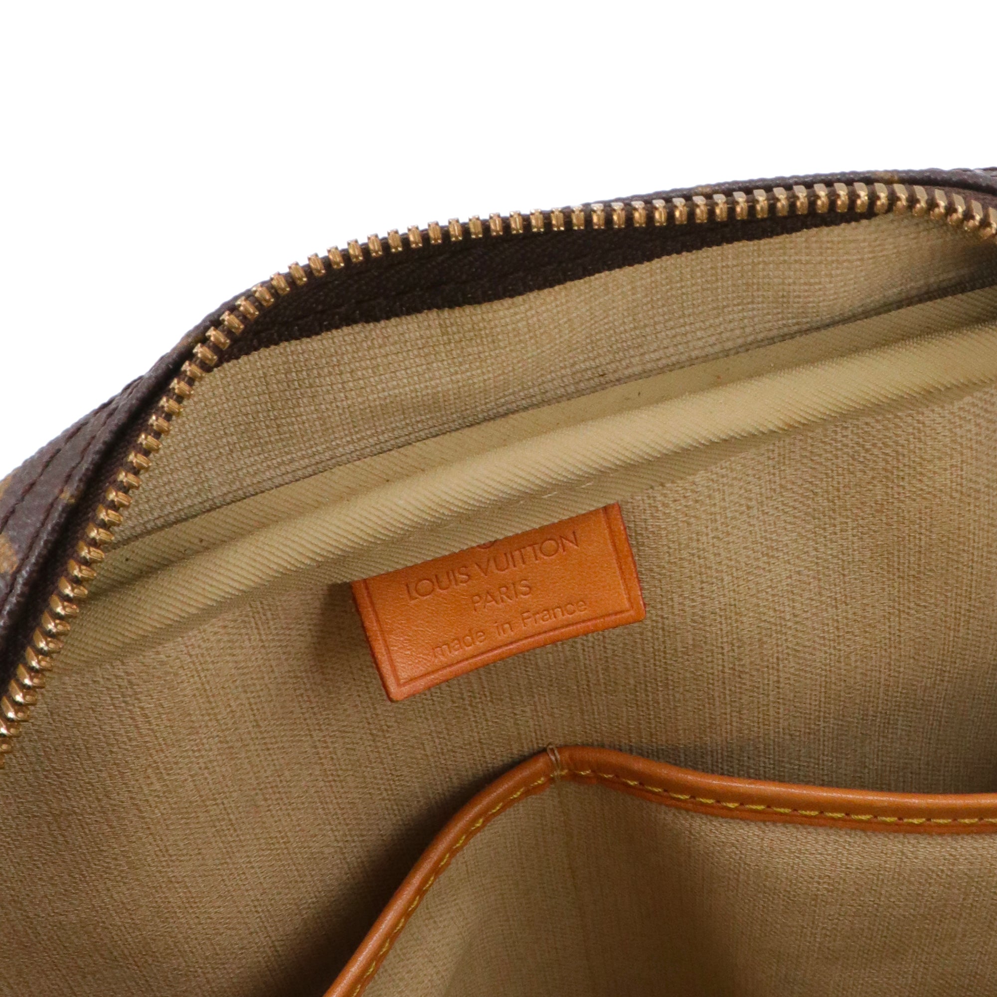 LOUIS VUITTON - Sac à main Deauville Louis Vuitton en toile monogramée