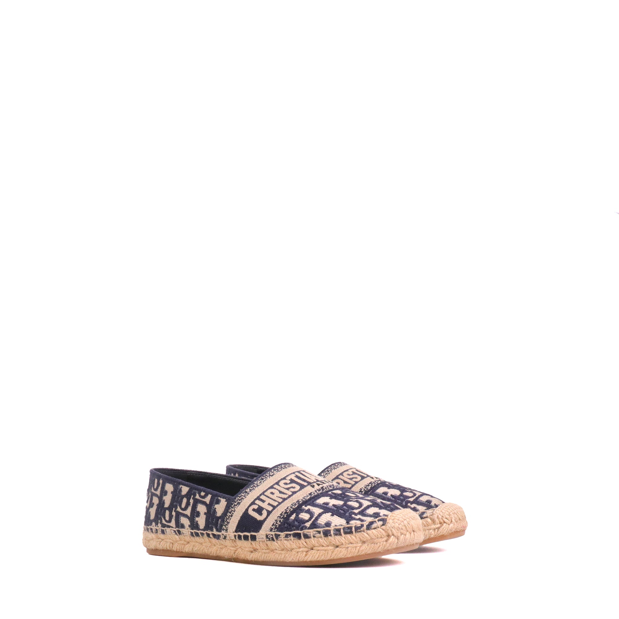 DIOR - Espadrilles Granville Dior en toile Dior Oblique (T37,5)