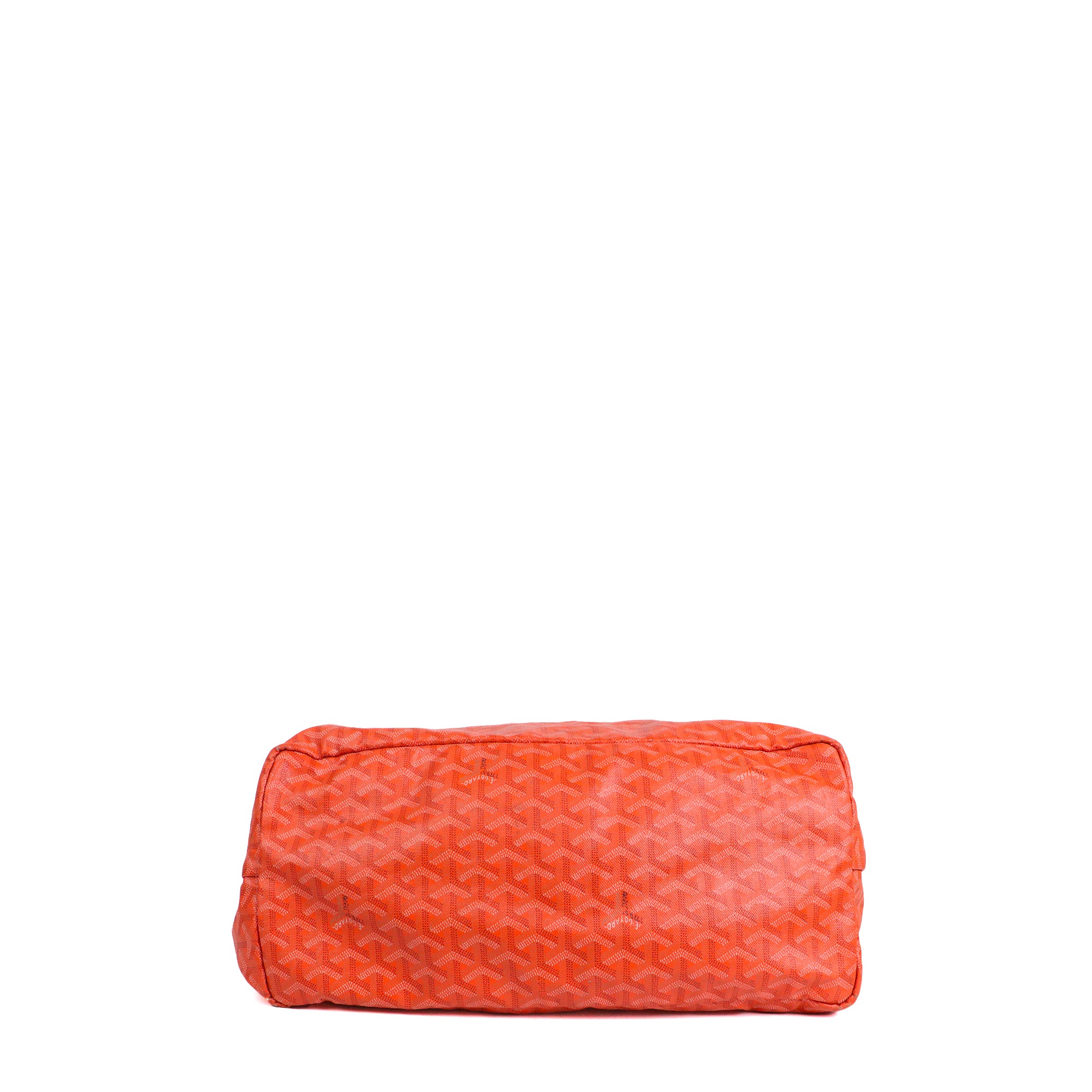 GOYARD - Sac cabas Saint Louis GM Goyard en toile enduite orange
