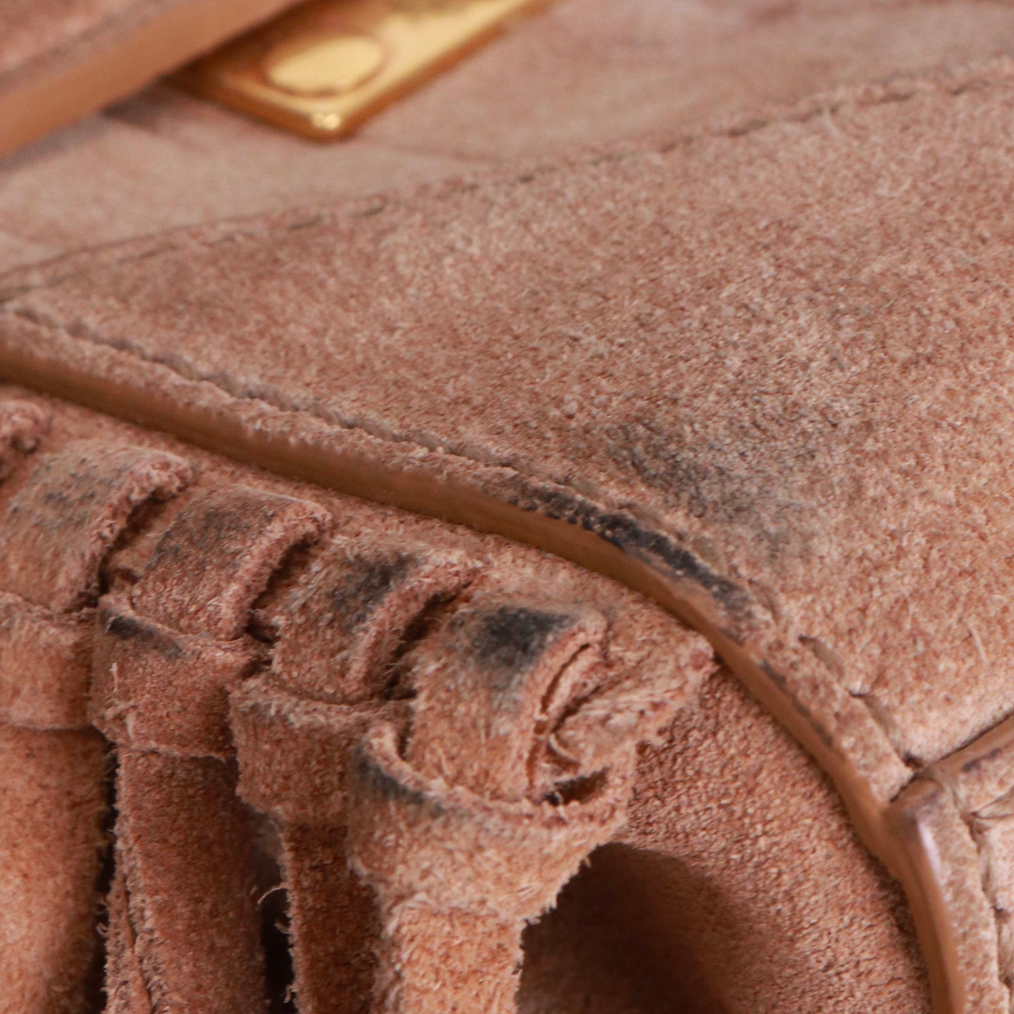 BALMAIN - Sac à bandoulière B-Buzz 22 Balmain en daim marron