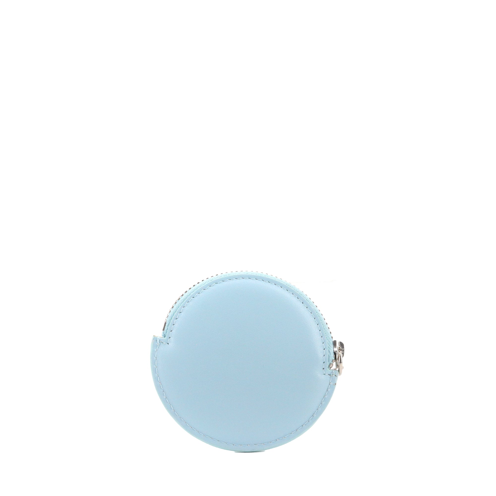JACQUEMUS - Porte-monnaie Le Petit Rond Jacquemus en cuir bleu pastel