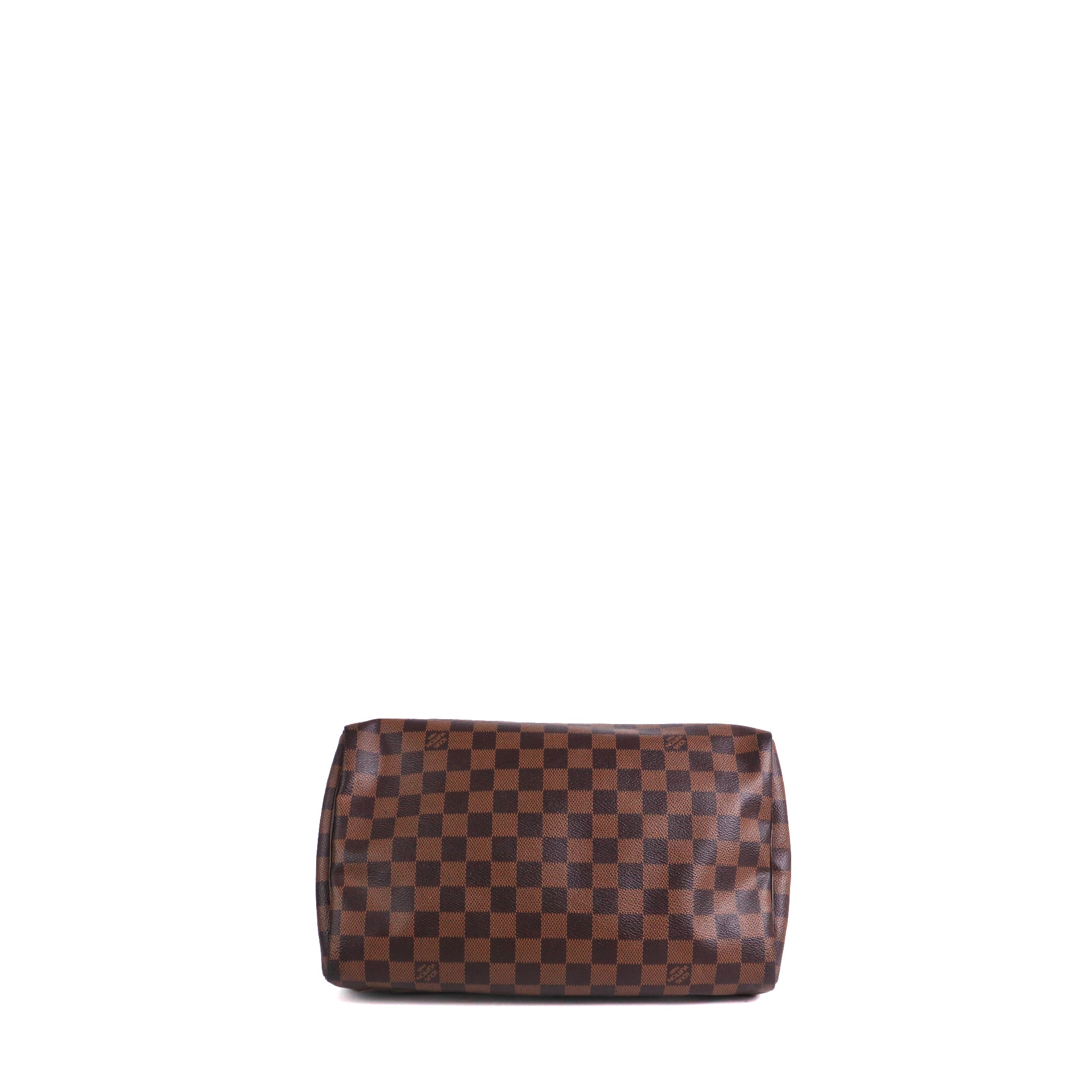 LOUIS VUITTON - Sac à main Speedy 30 Louis Vuitton en toile damier ébène