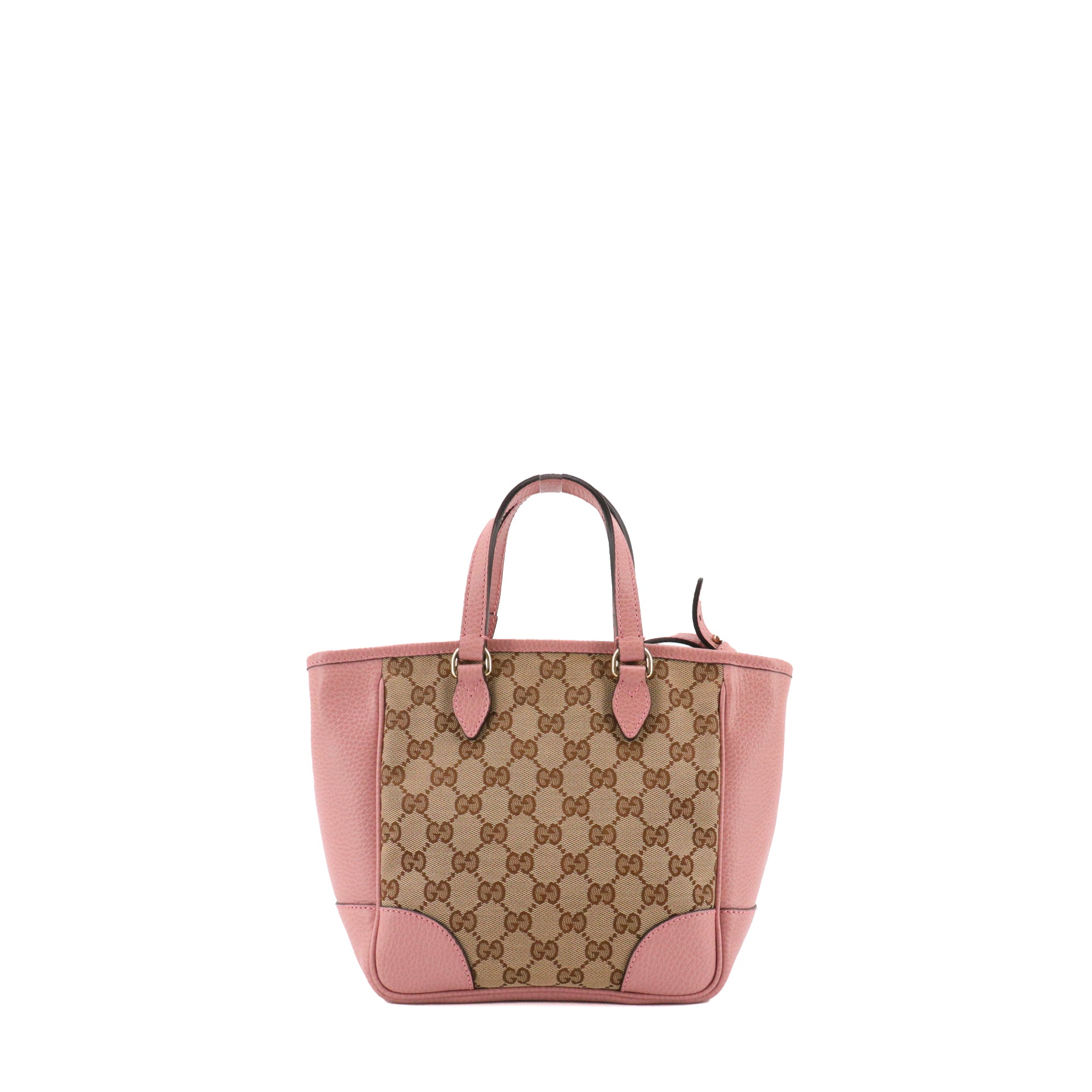 GUCCI - Sac à bandoulière Suprême GG Gucci en toile et cuir grainé rose