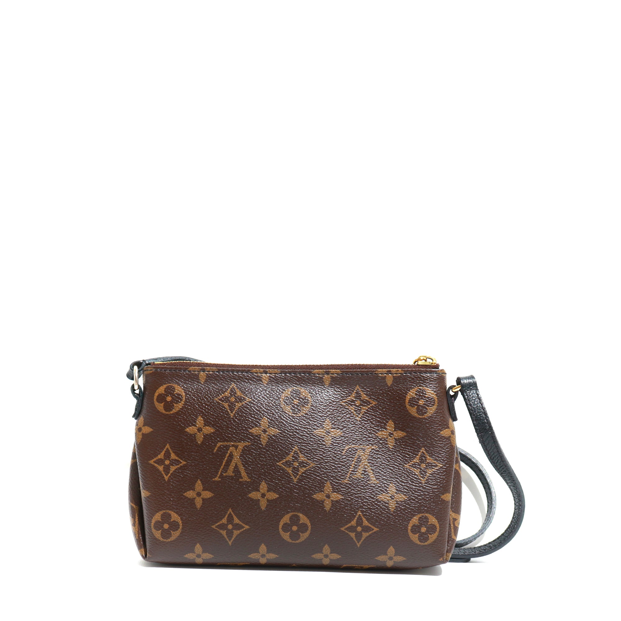 LOUIS VUITTON - Sac à bandoulière Pallas Monogram classique en cuir noir