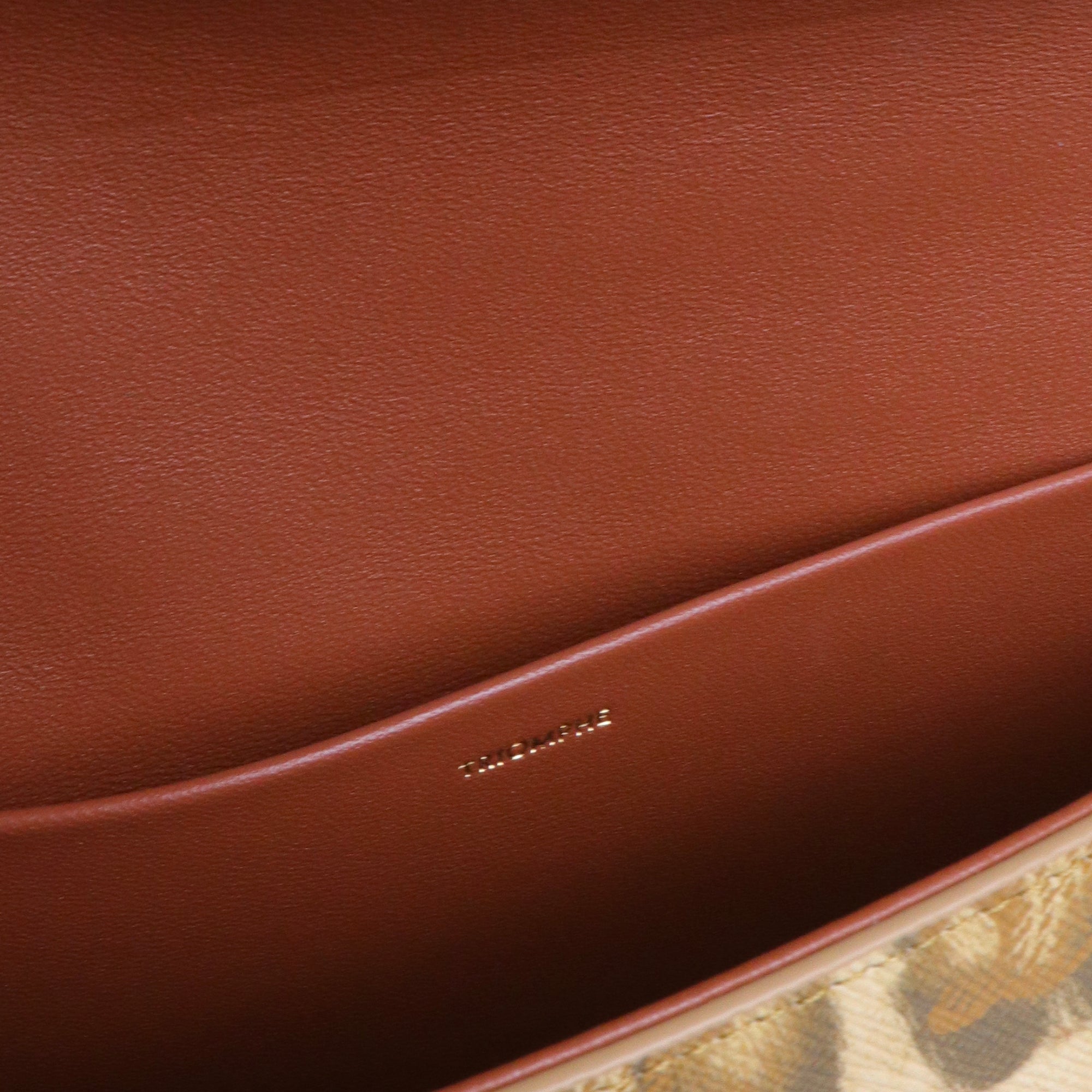 CELINE - Triomphe Shoulder bag in natural calfskin