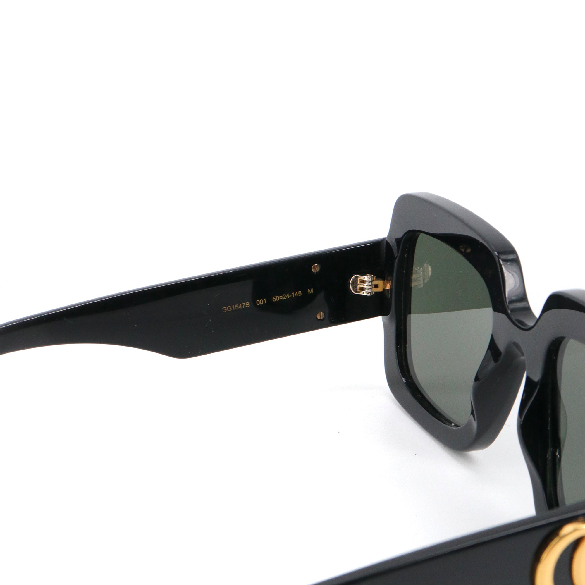 GUCCI - Lunettes de soleil GG Gucci en plastique noir