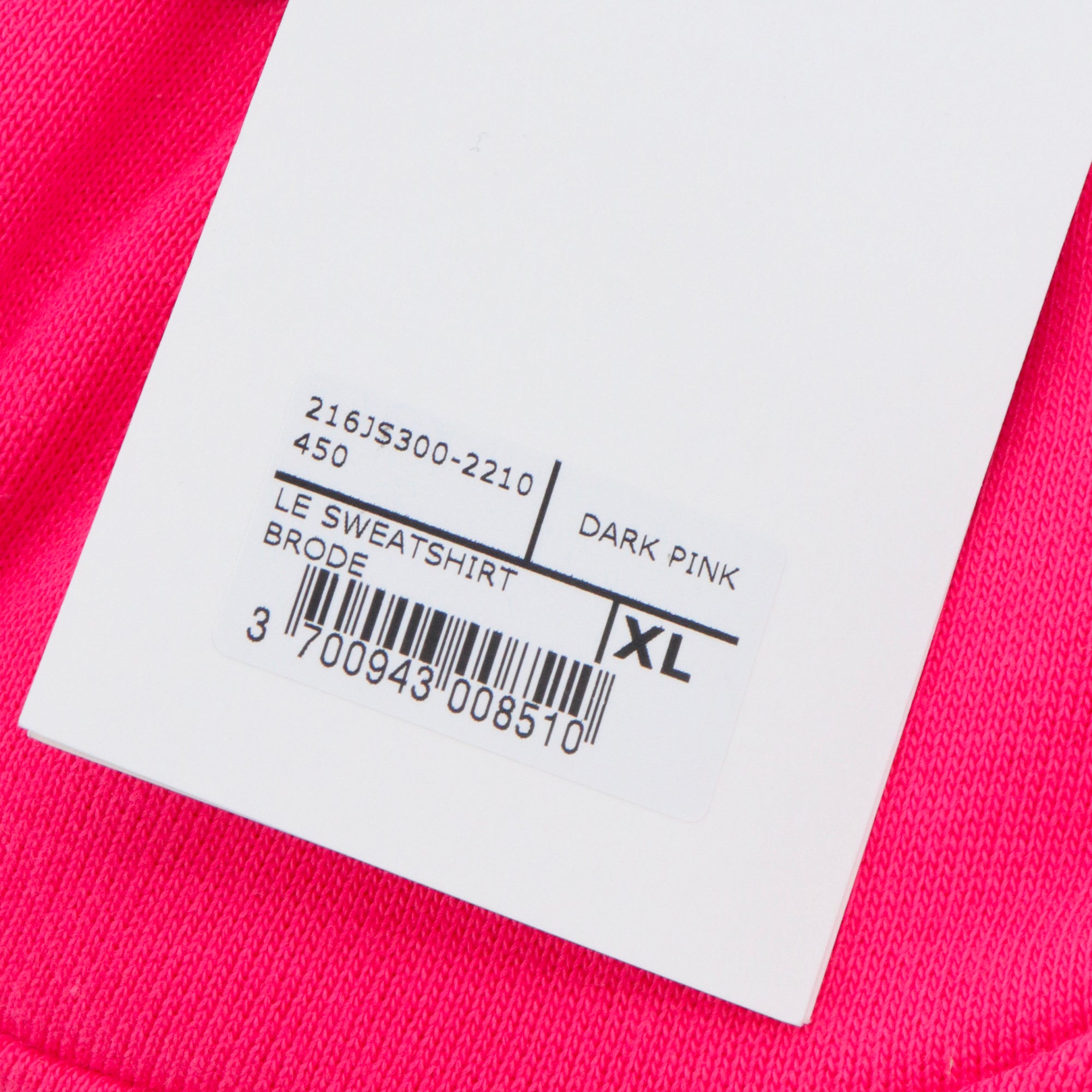 JACQUEMUS - Le Sweatshirt brodé Jacquemus en coton rose (XL)