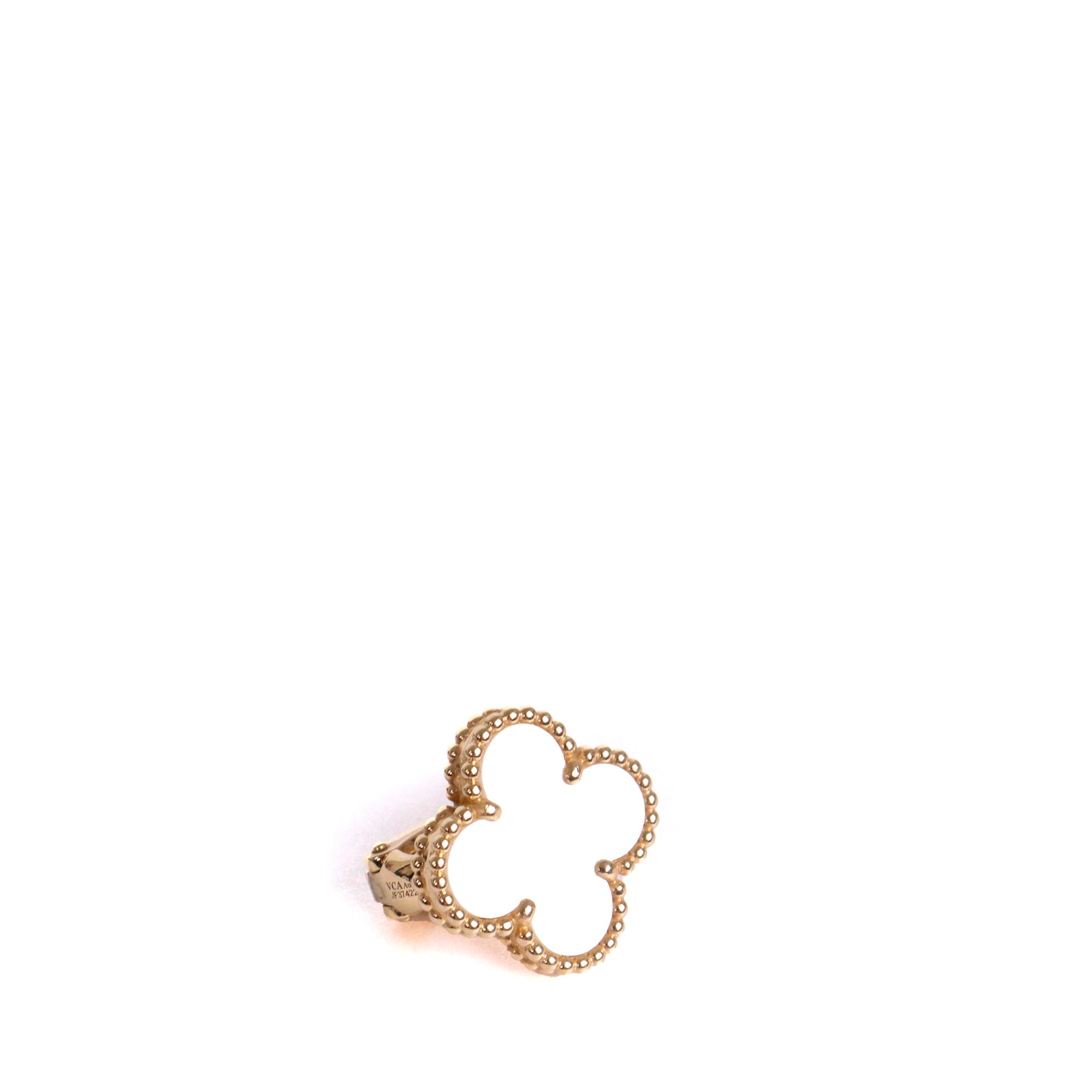 VAN CLEEF & ARPELS - Boucles d'oreilles Vintage Alhambra Van Cleef & Arpels en or jaune