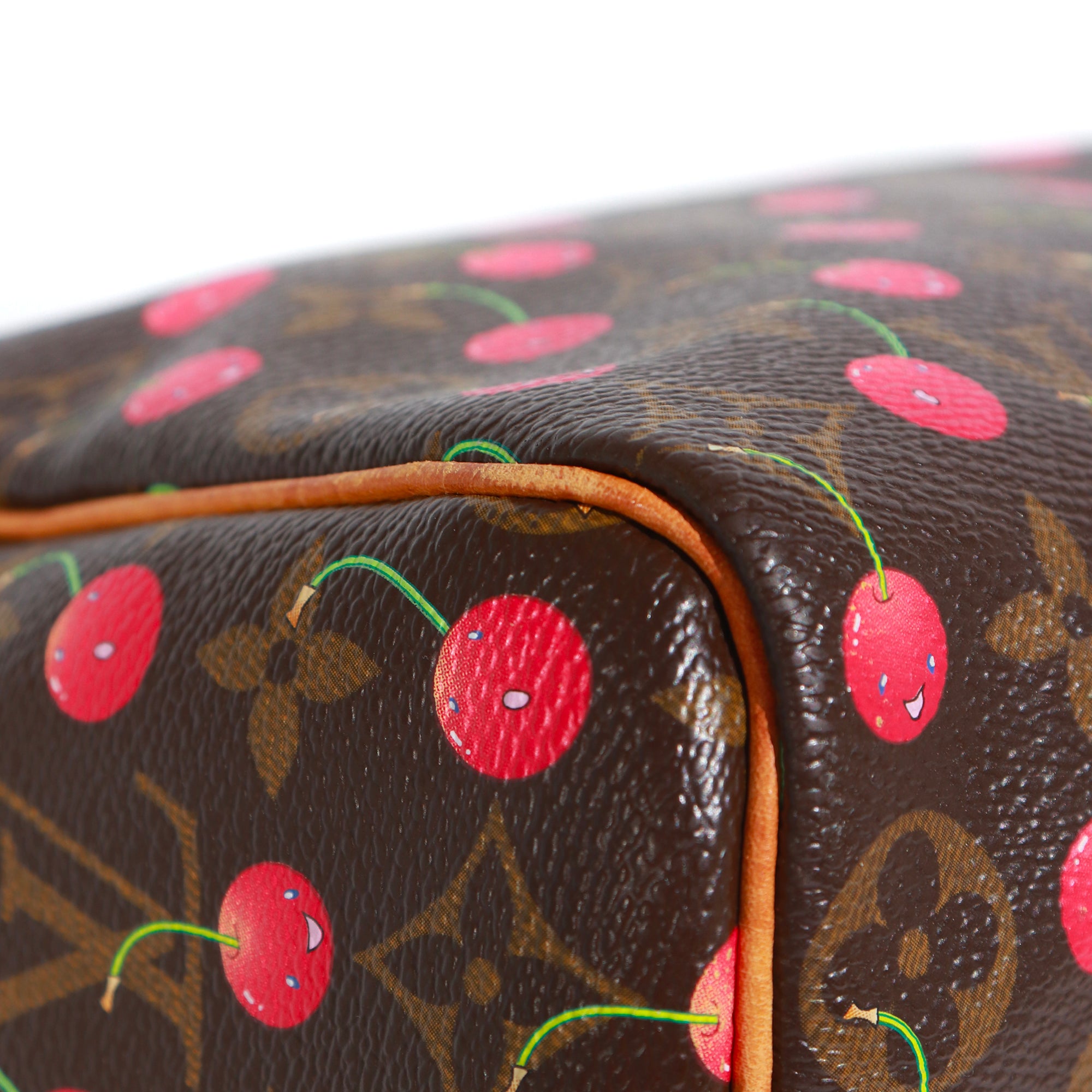LOUIS VUITTON - Sac à main Speedy 25 en toile monogramme Murakami Cerises