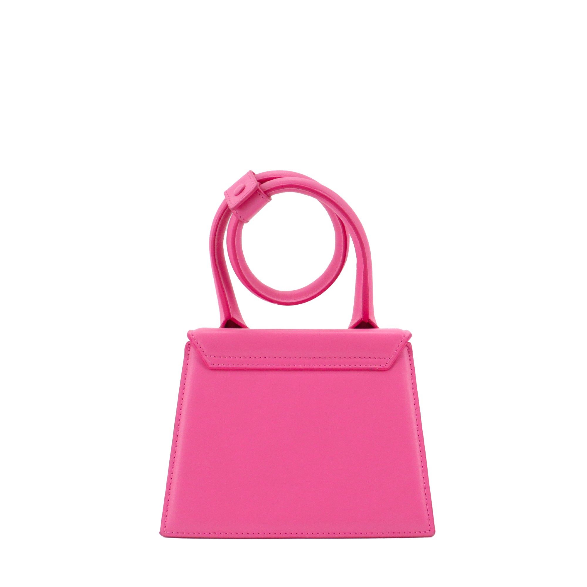 JACQUEMUS - Sac à bandoulière Chiquito noeud Jacquemus en cuir rose