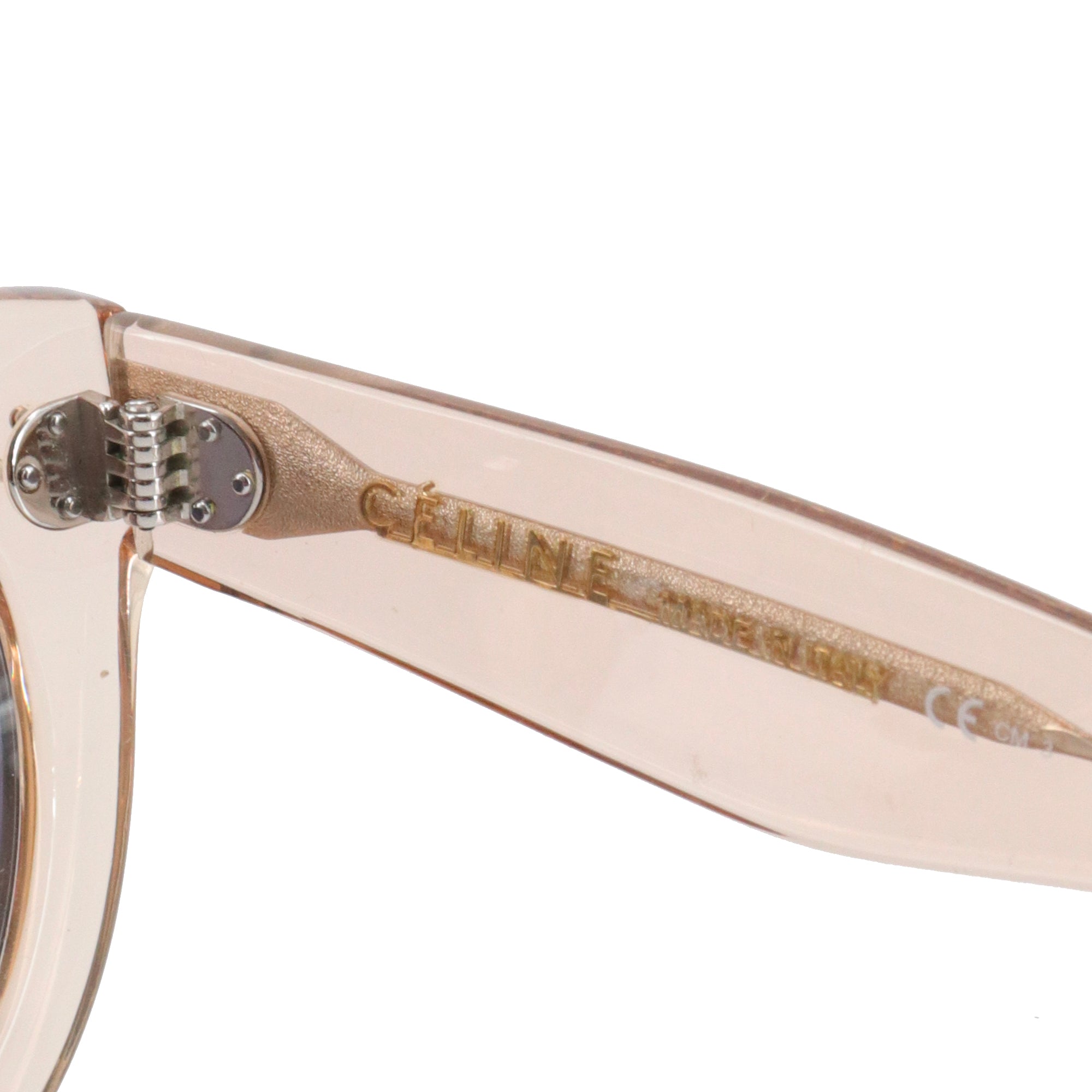 CELINE - Lunettes de soleil Marta Celine en plastique bronze transparent