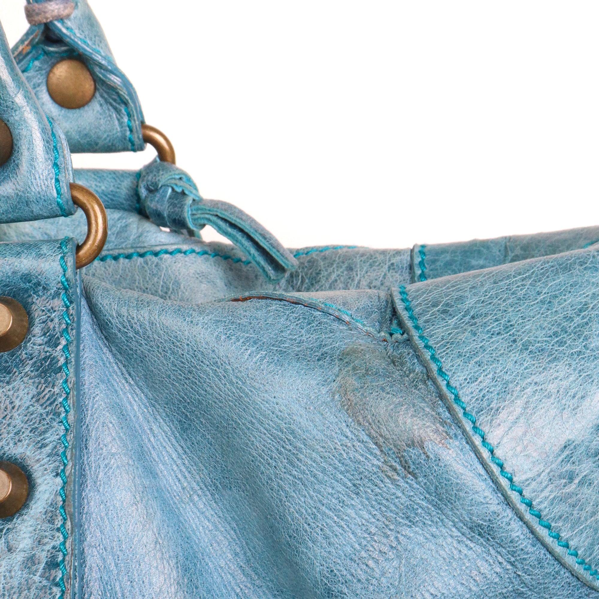 BALENCIAGA - City leather tote bag
