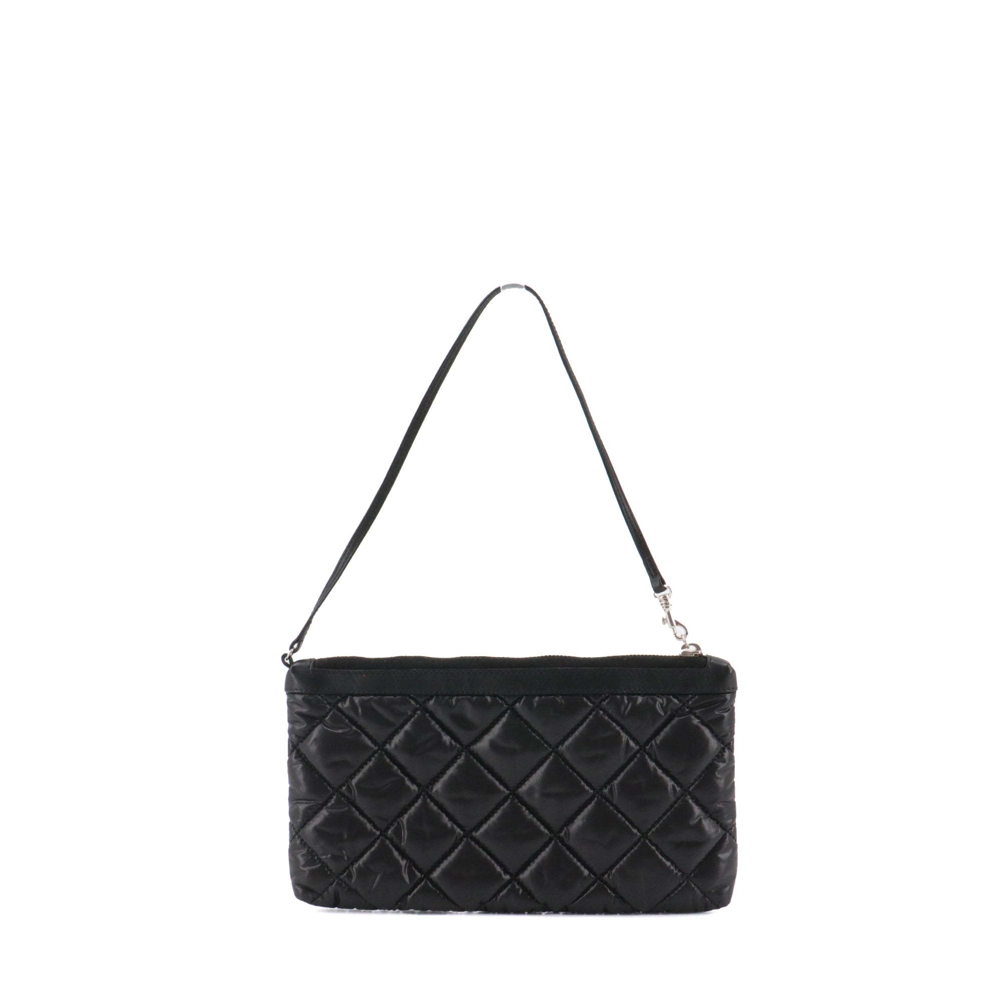 CHANEL - Pochette Cocoon Chanel en toile noire