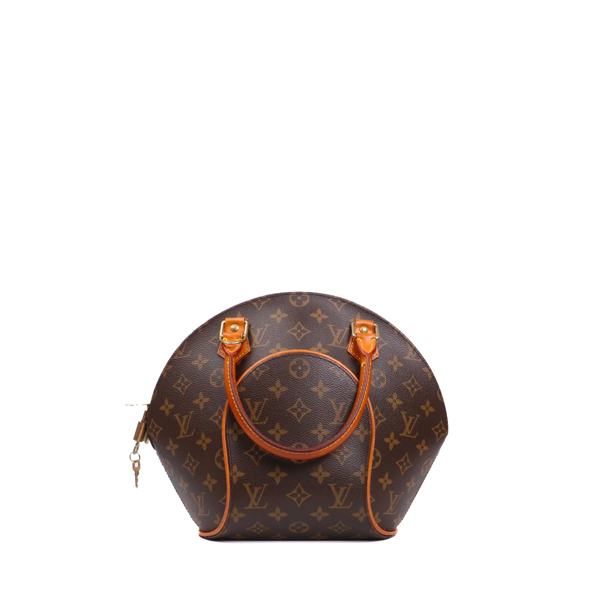 LOUIS VUITTON - Sac à main Ellipse MM Louis Vuitton en toile monogrammée