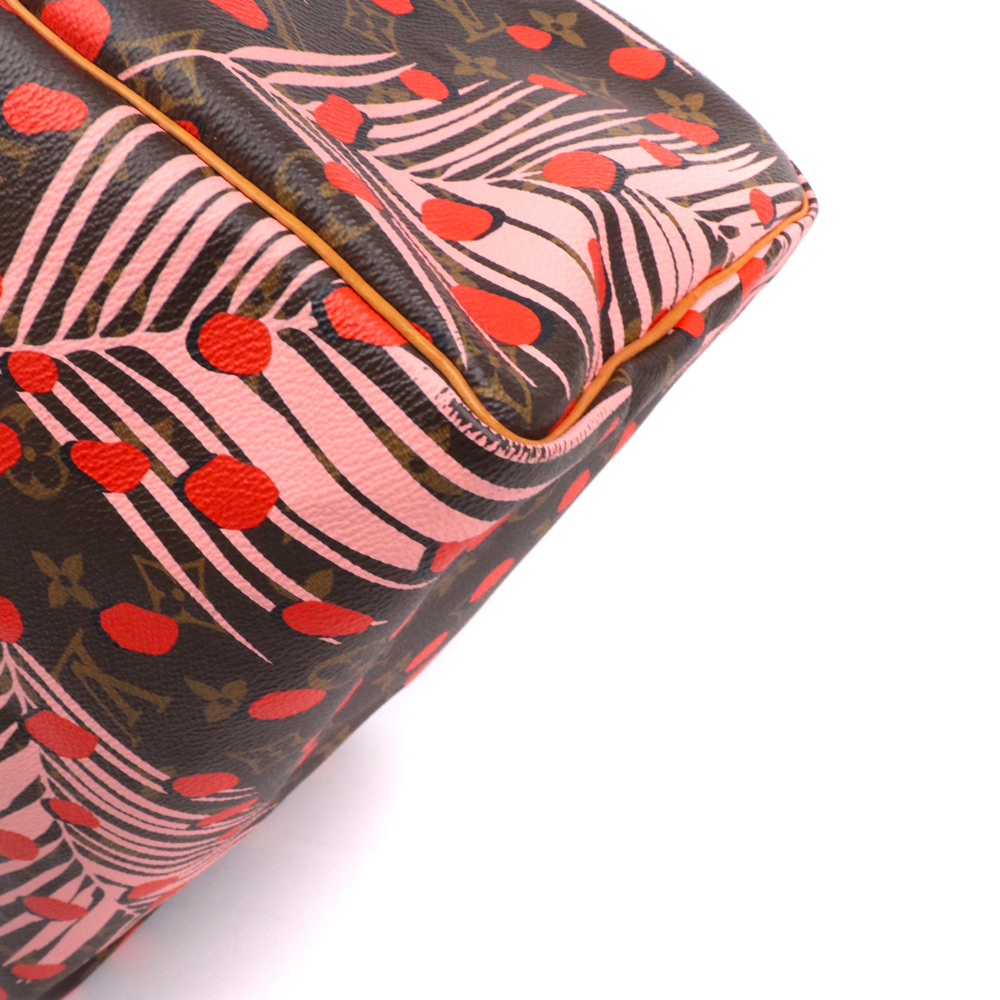 LOUIS VUITTON - Sac à main Speedy 30 Jungle Louis Vuitton en toile monogrammée