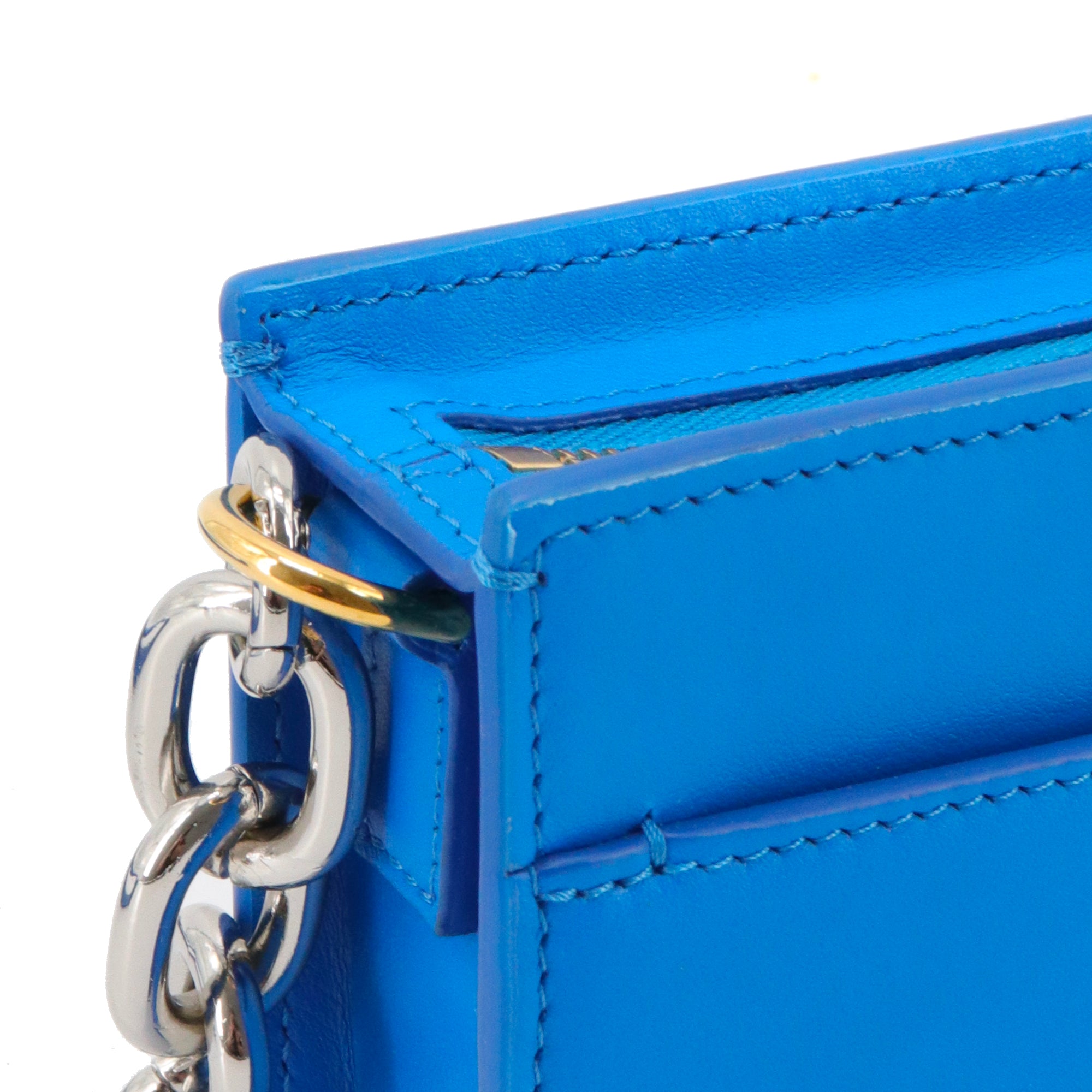 JACQUEMUS - Sac à épaule Ciuciu Jacquemus en cuir bleu