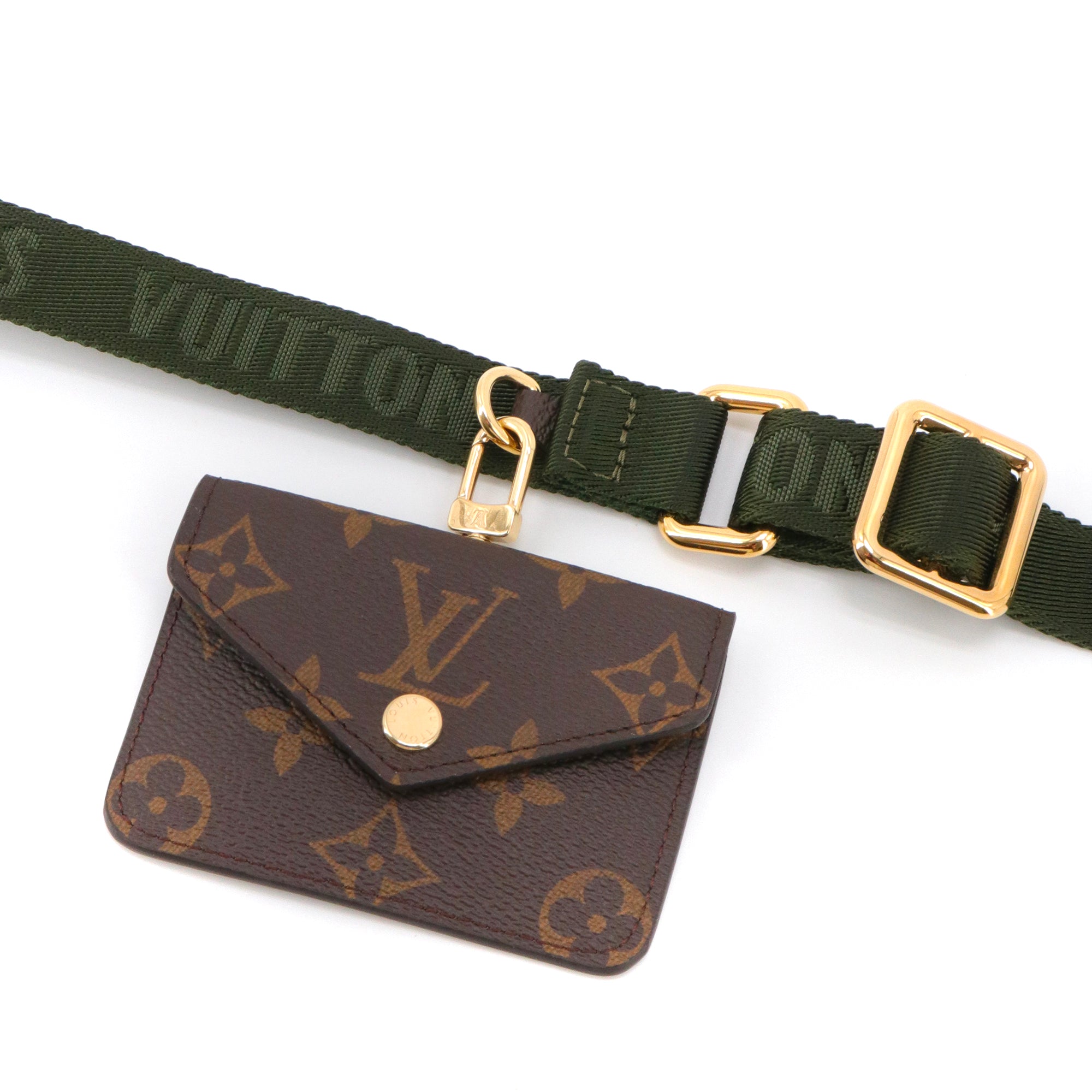 LOUIS VUITTON - Bandoulière Félicie To Go Louis Vuitton en toile kaki