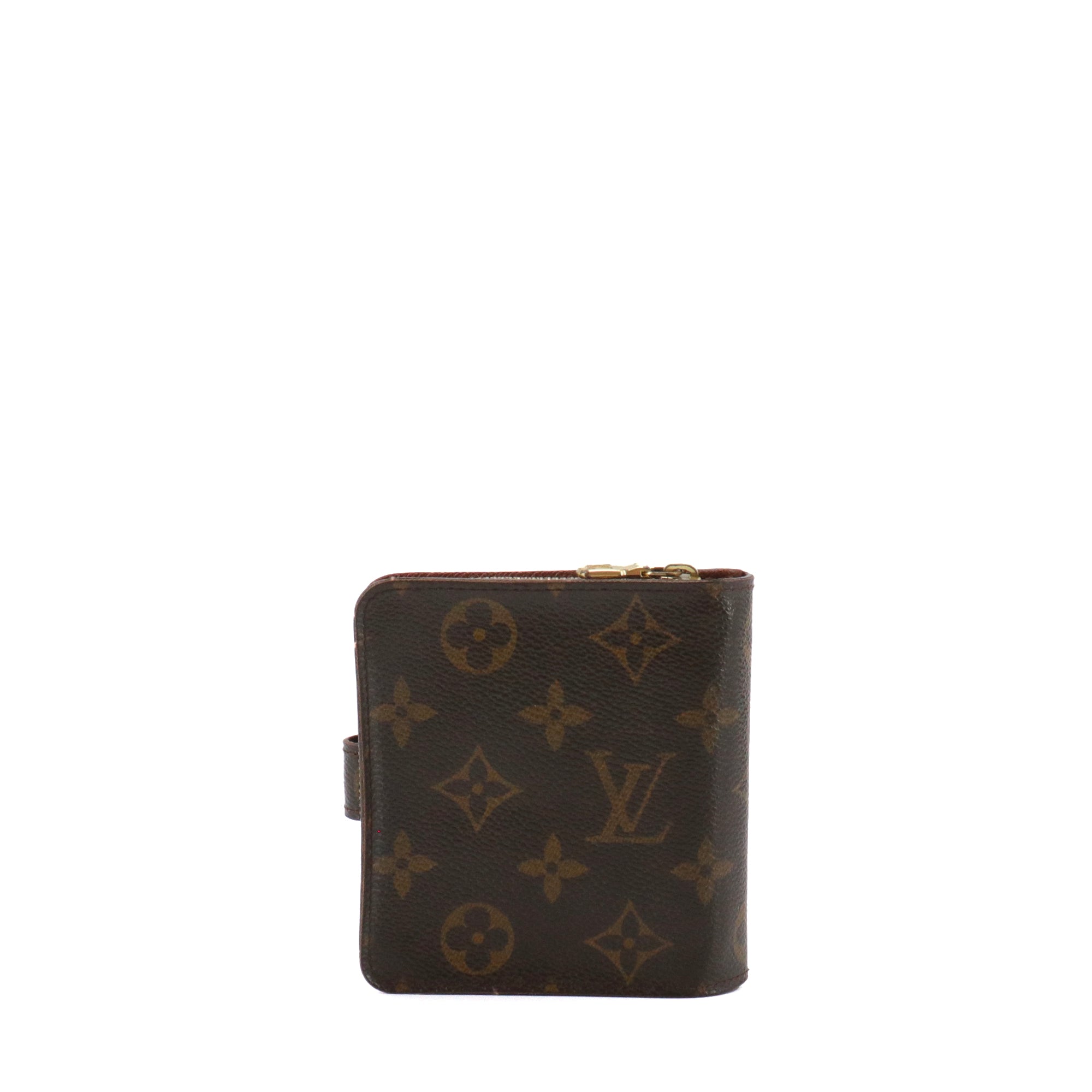 LOUIS VUITTON - Portefeuille Compact Louis Vuitton en toile monogrammée