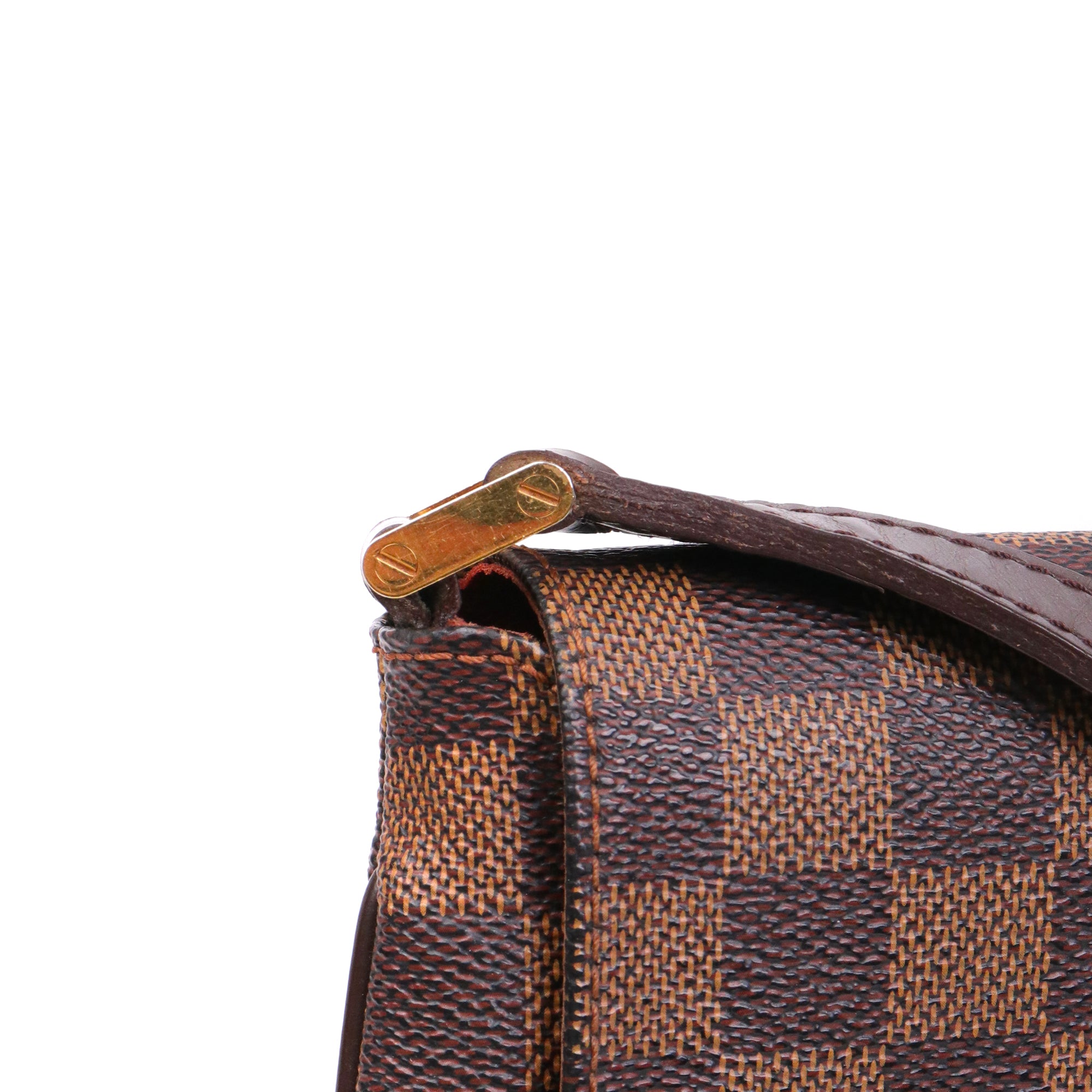 LOUIS VUITTON - Sac à bandoulière Musette Salsa PM Louis Vuitton en toile damier ébène