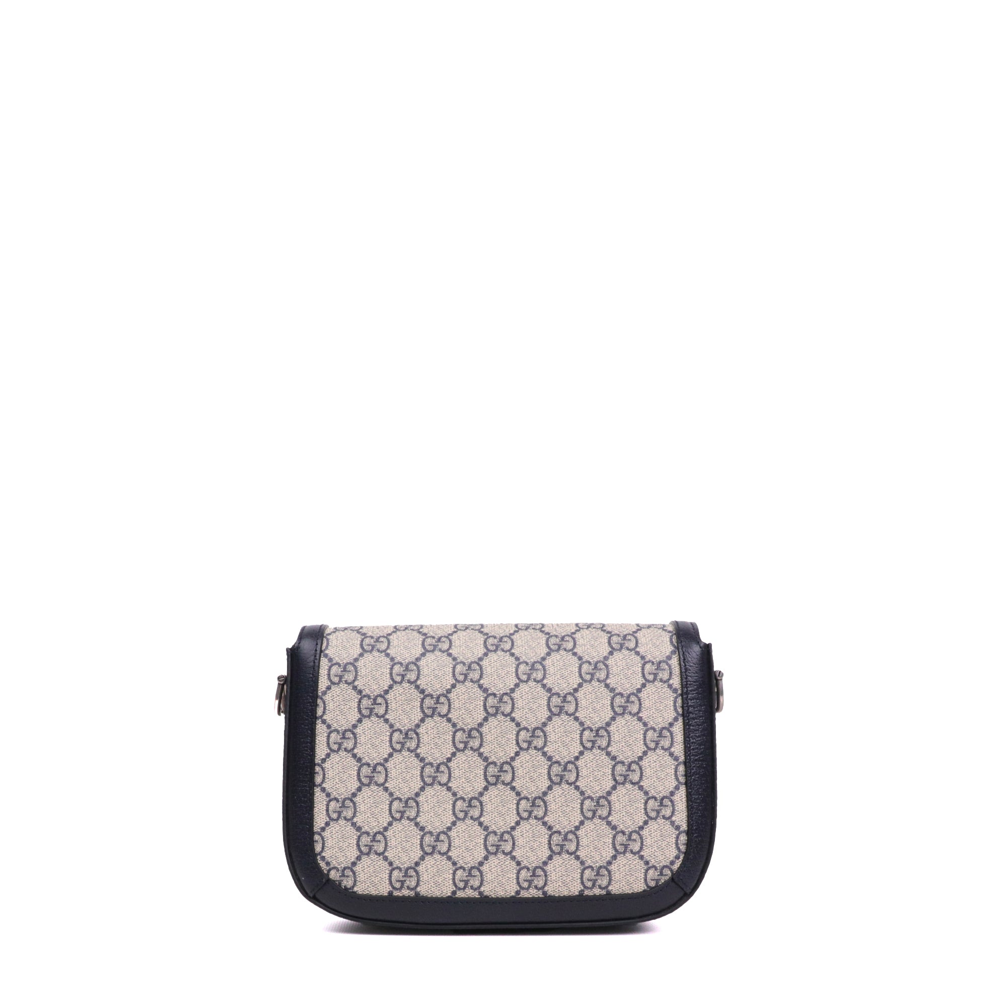 GUCCI - Sac à bandoulière Horsebit 1955 Gucci en toile monogrammée GG suprême bleu