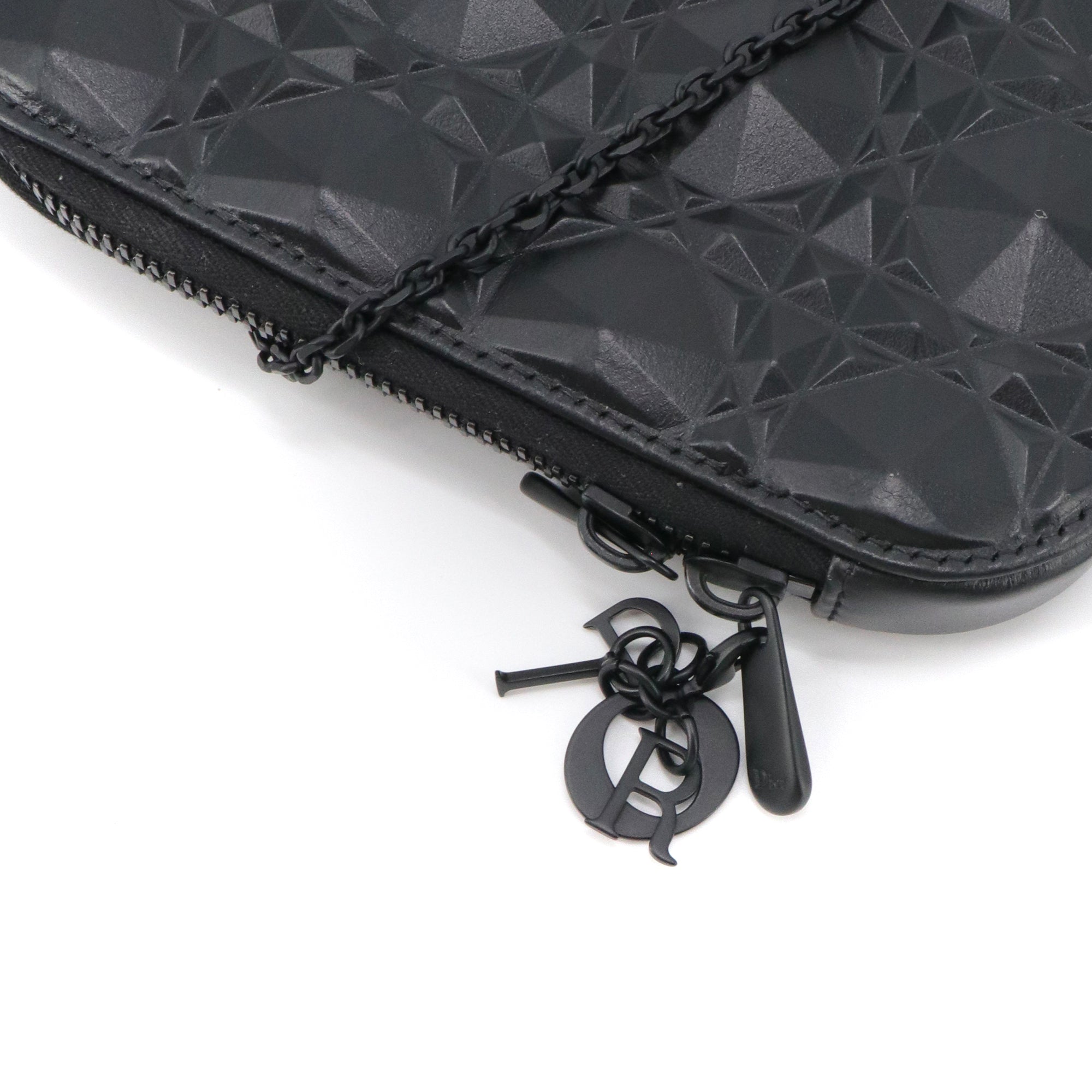 DIOR - Etui pour téléphone Call'in Lady Dior en cuir cannage noir