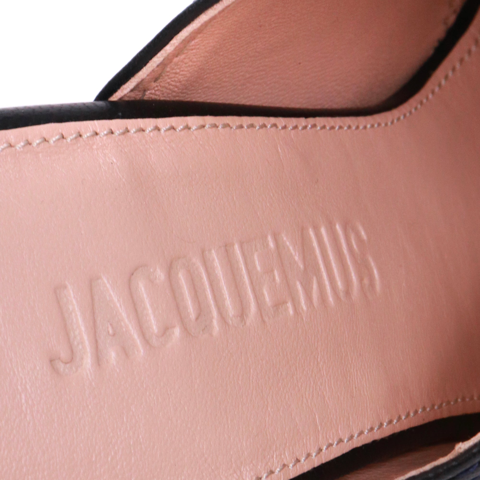 JACQUEMUS - Jacquemus clogs in black leather (size 37)