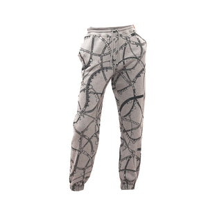 HERMÈS - Pantalon Trésor De Médor Hermès en coton gris (T42)