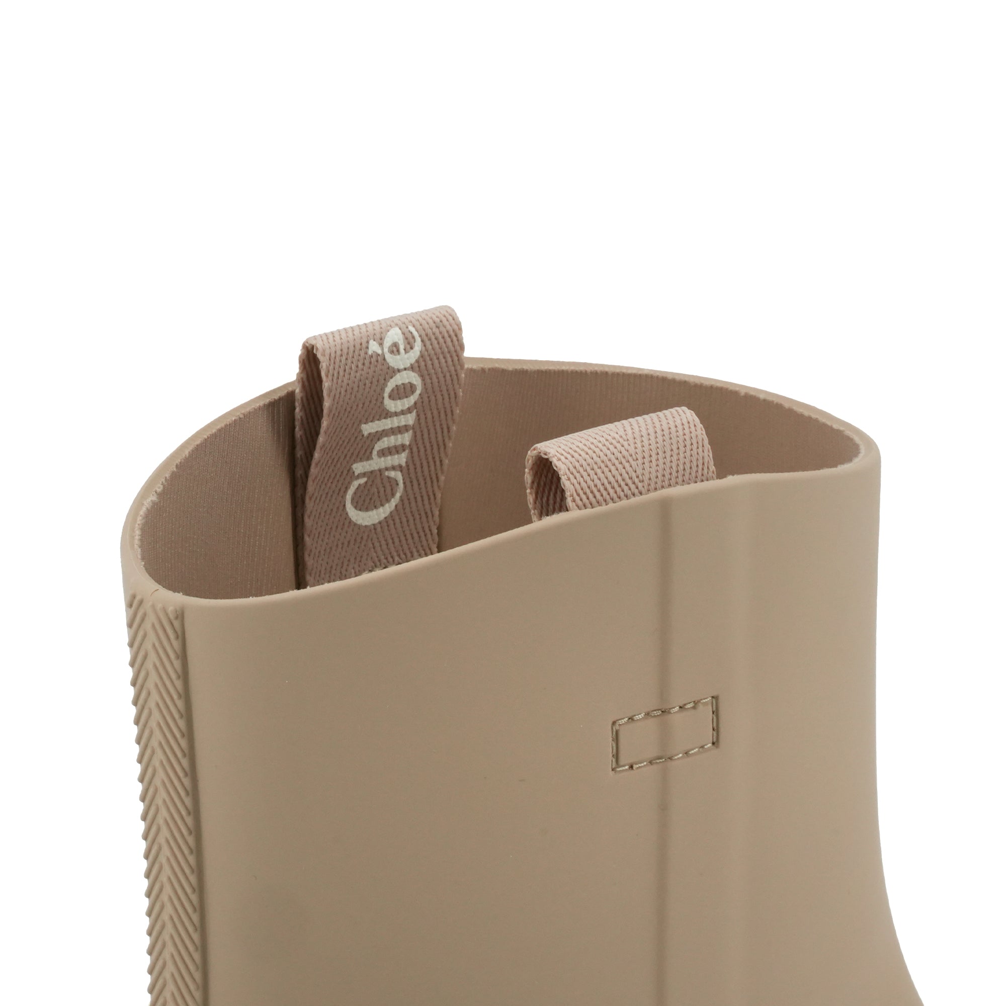 CHLOÉ - Chloé Raina rain boots in beige rubber (size 38)