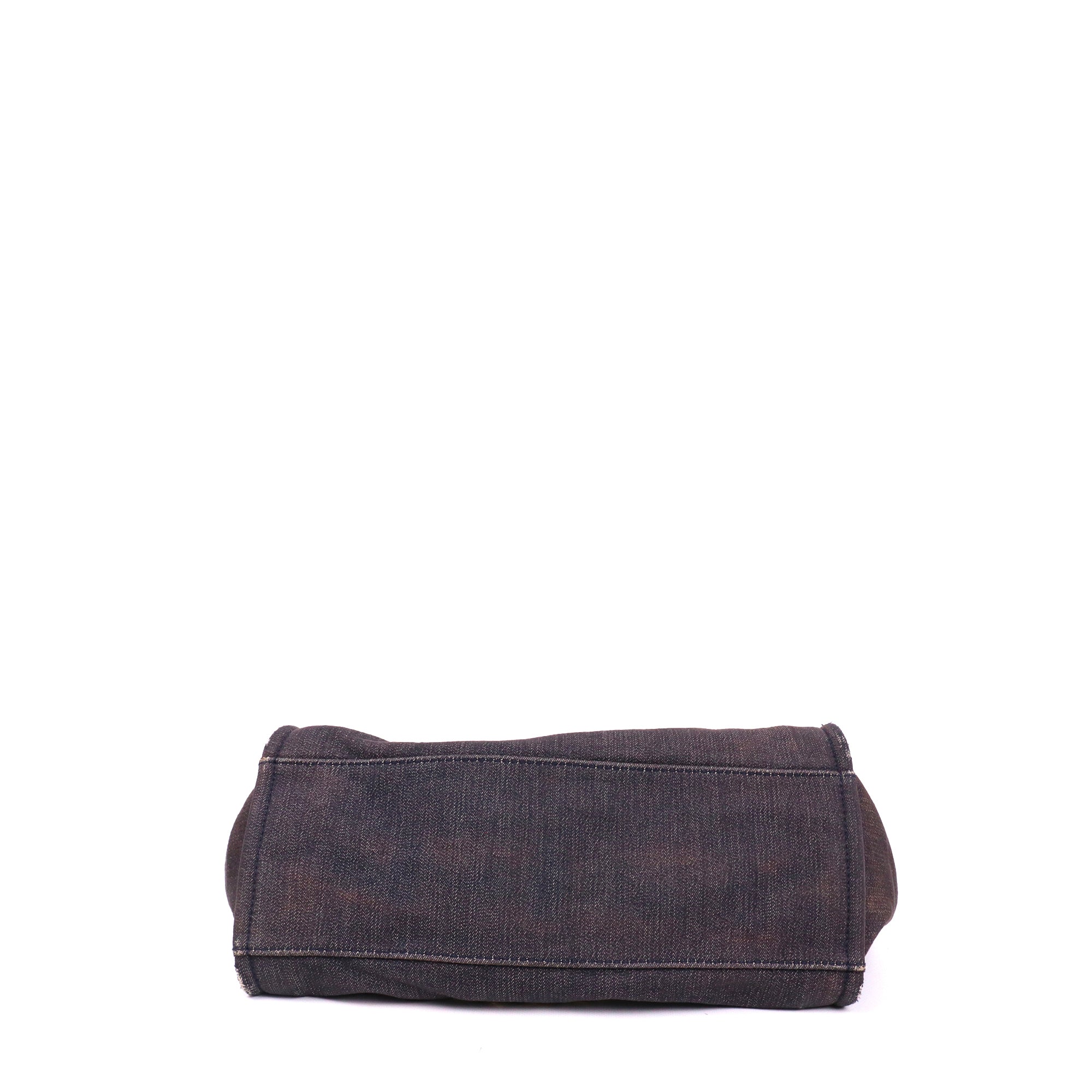 CHANEL - Sac cabas Deauville Chanel en toile bleu marine