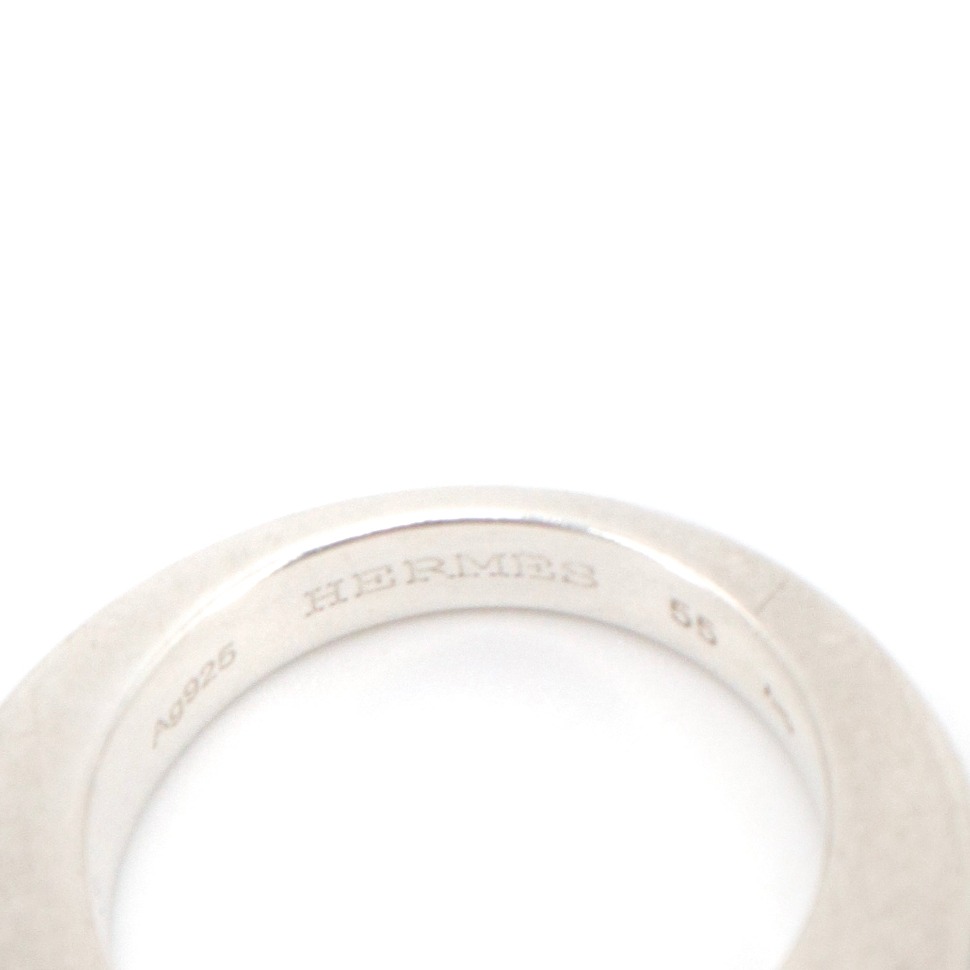 HERMÈS - Clarté PM Hermès ring in silver (T55)
