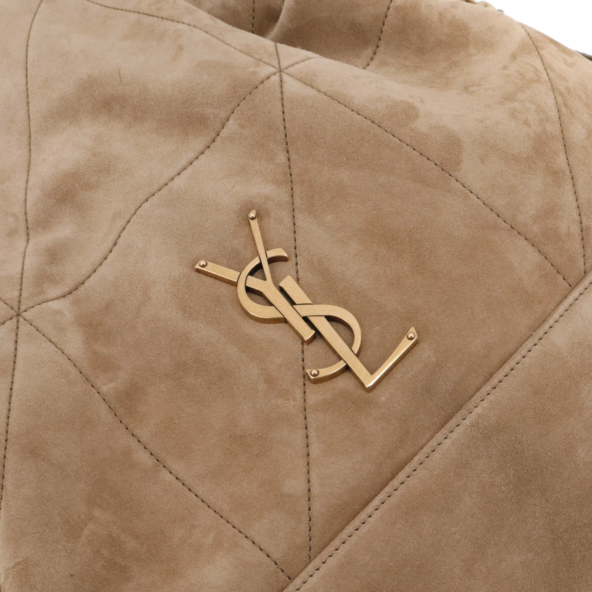 SAINT LAURENT - Sac à main Jamie Shopping Saint Laurent en suède marron