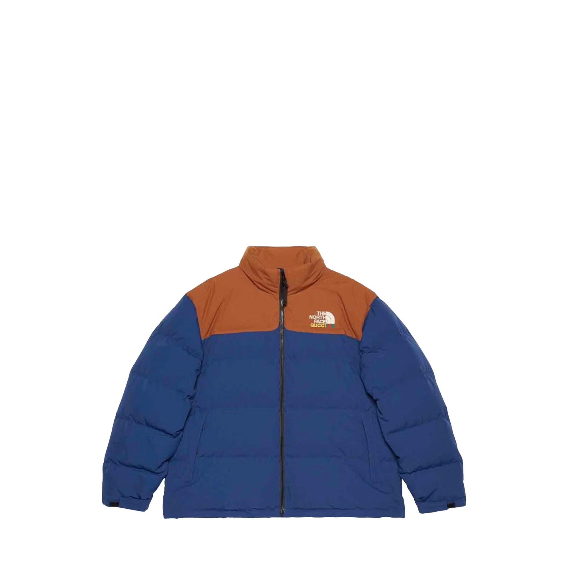 GUCCI Doudoune Gucci x TheNorthFace en toile bleu et marron (XL