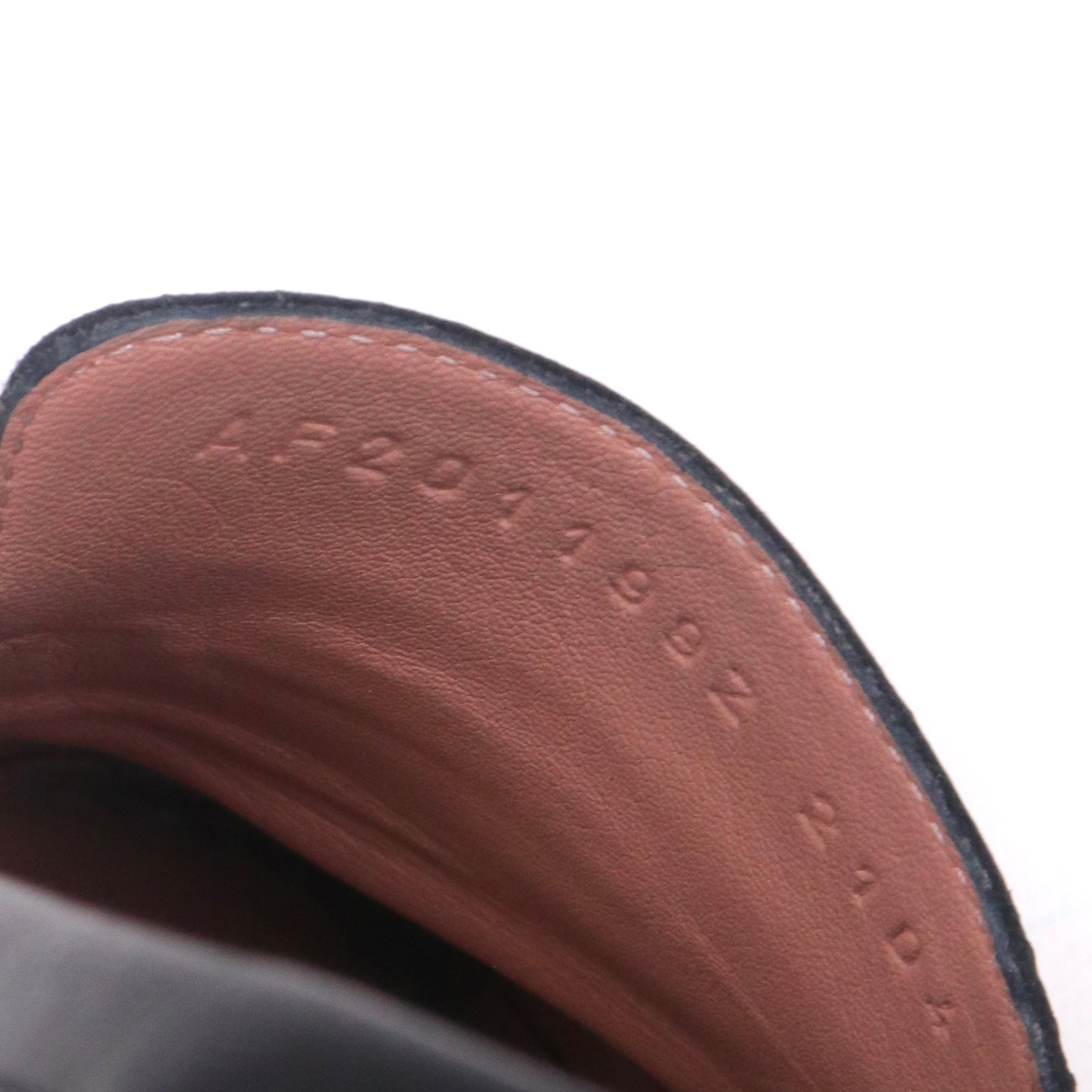 HERMÈS - Mocassins Paris Hermès en cuir noir (T40.5)