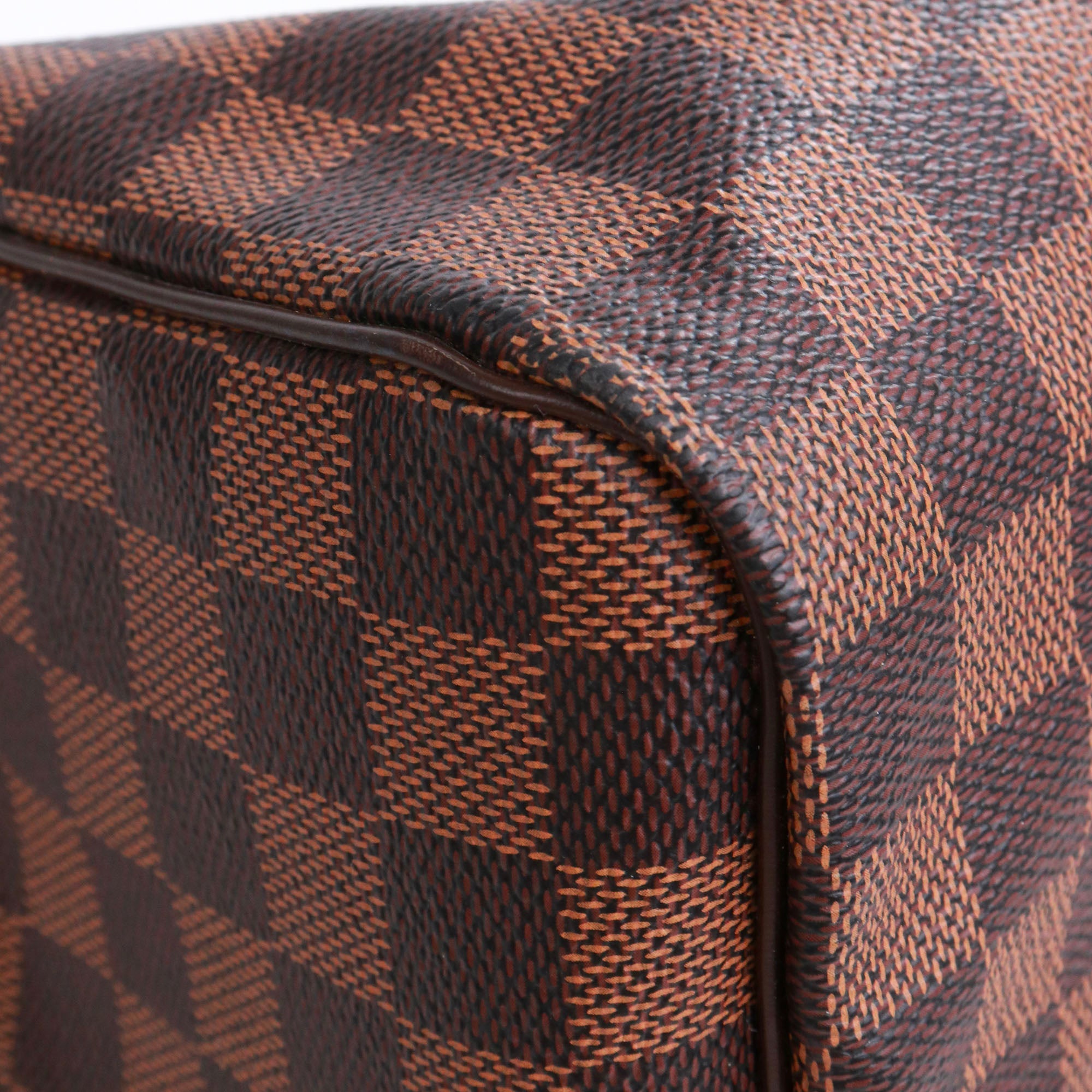 LOUIS VUITTON - Louis Vuitton Speedy 35 shoulder bag in Damier Ébène canvas