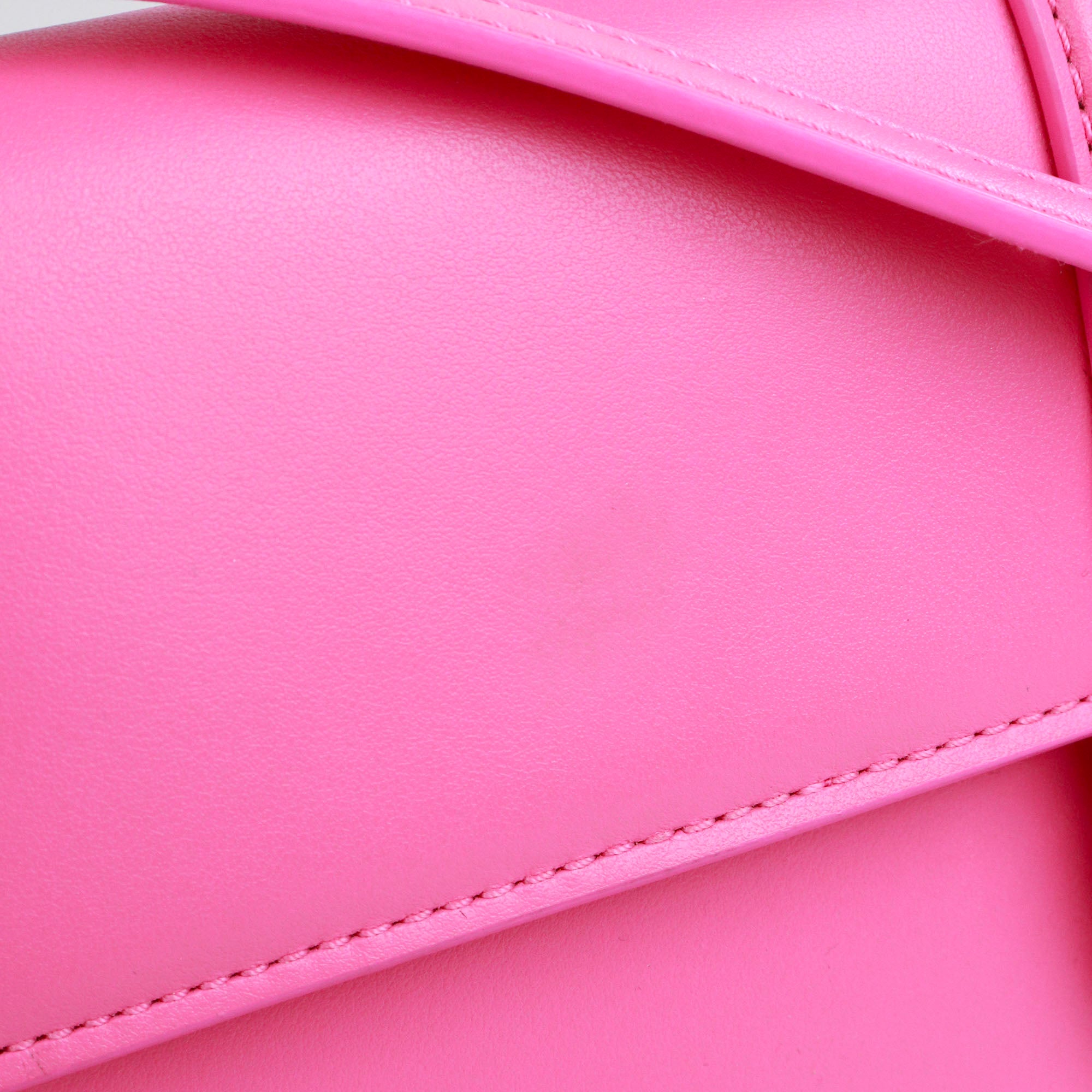 JACQUEMUS - Bambino long shoulder bag in black smooth leather