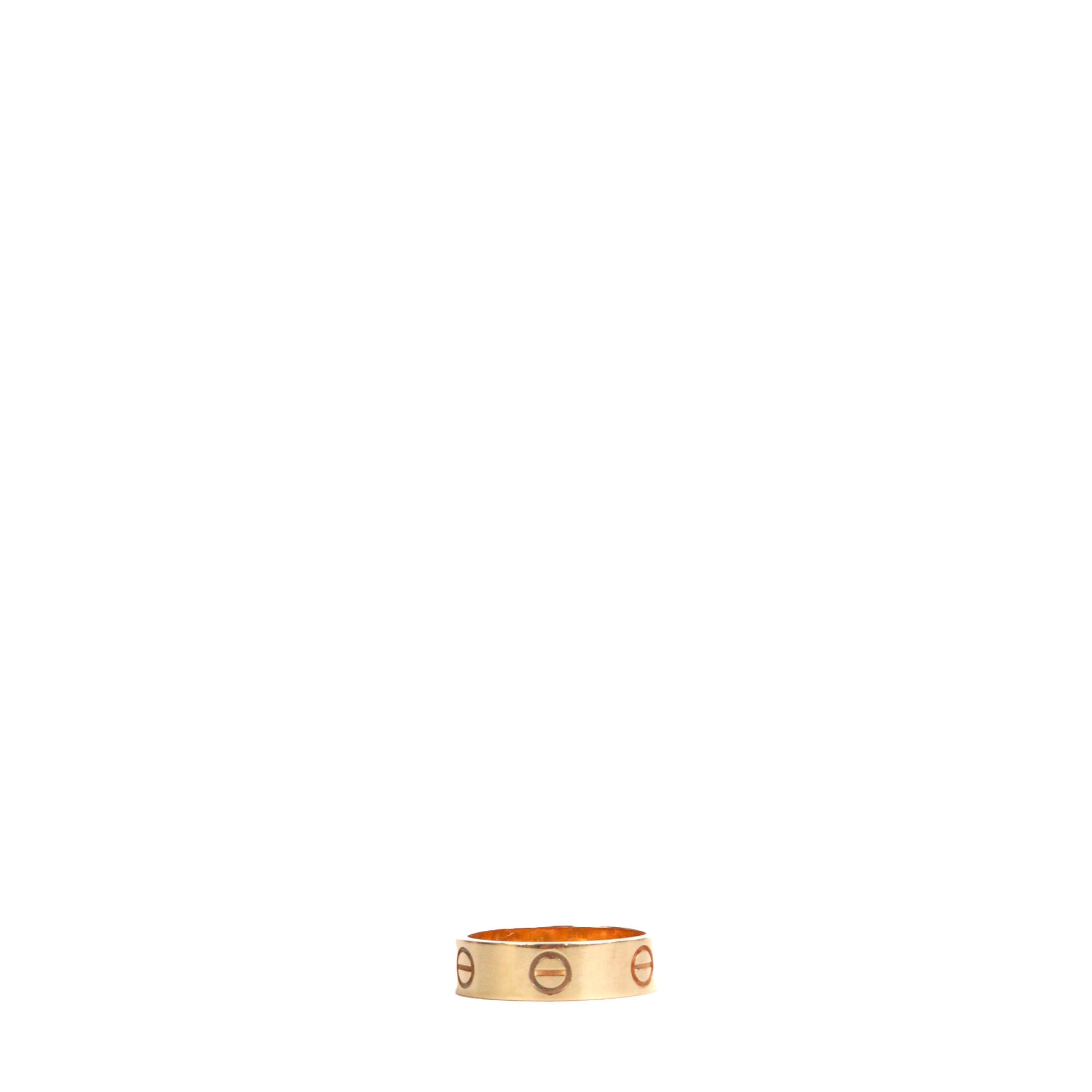 CARTIER - Love ring in pink gold with diamond (T51)