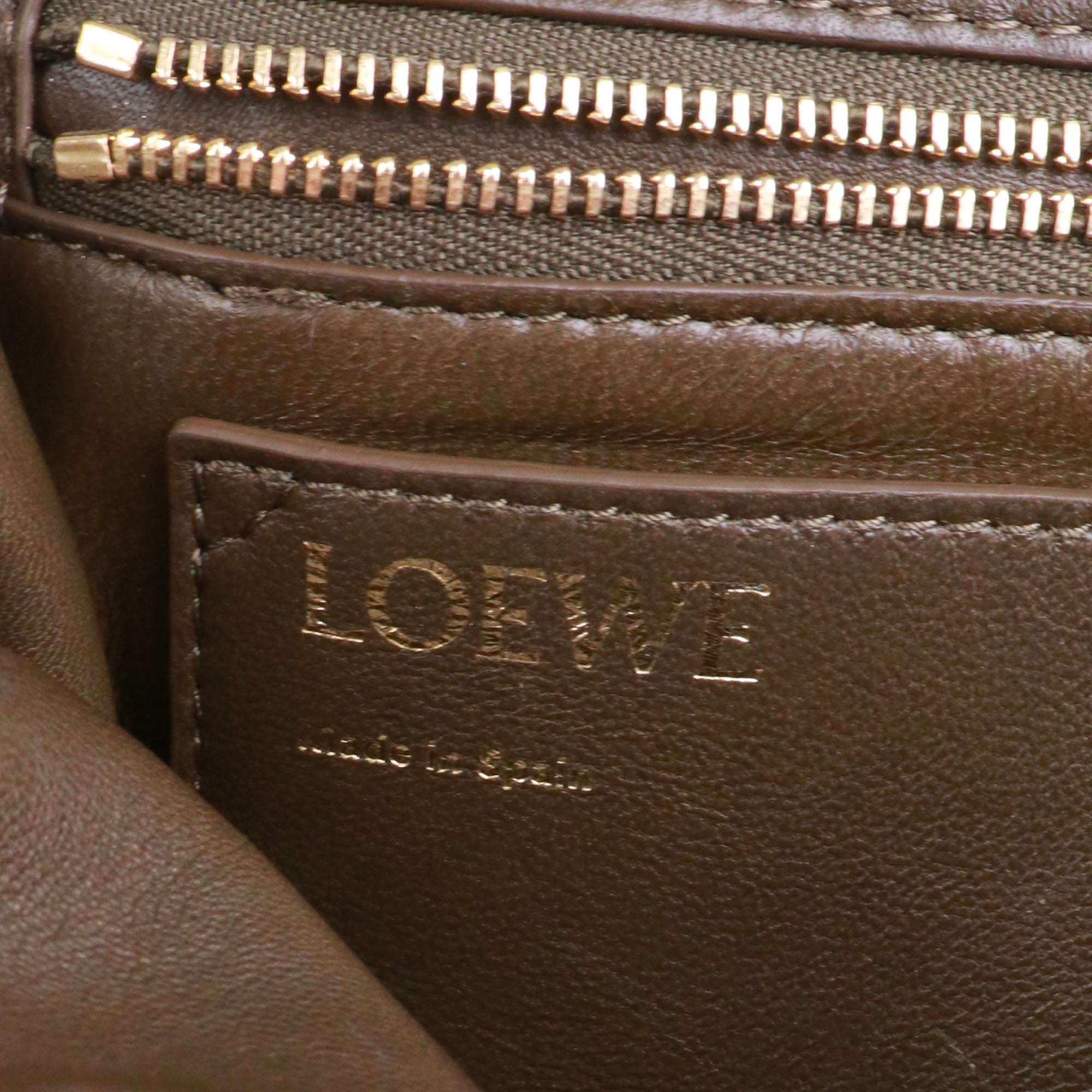LOEWE - Flamenco Clutch shoulder bag in peach pink leather