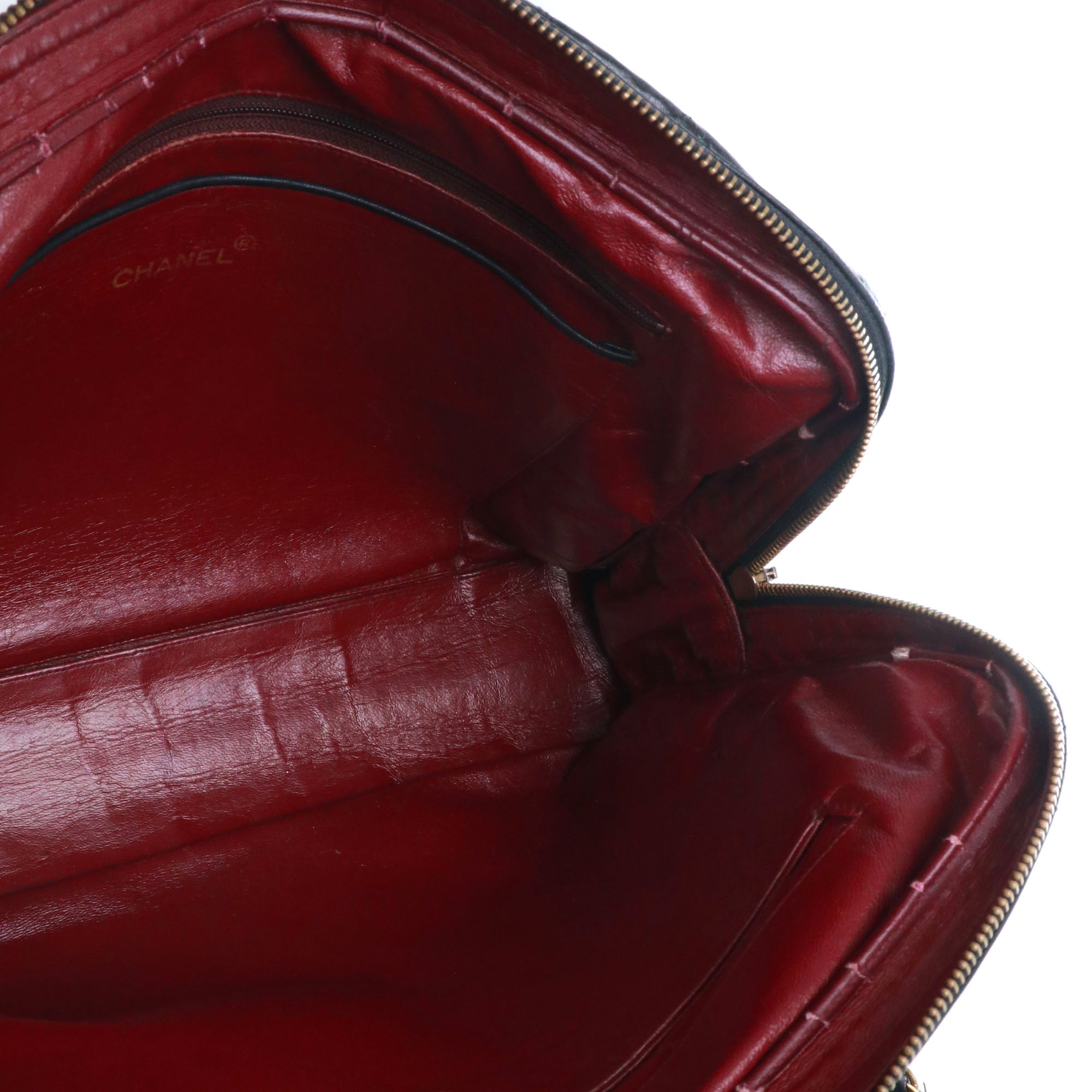 CHANEL - Vintage Chanel Caméra shoulder bag in cream white leather